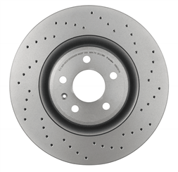 XTRA Drilled Front Disc Brake Rotor - 09.B039.1X_25