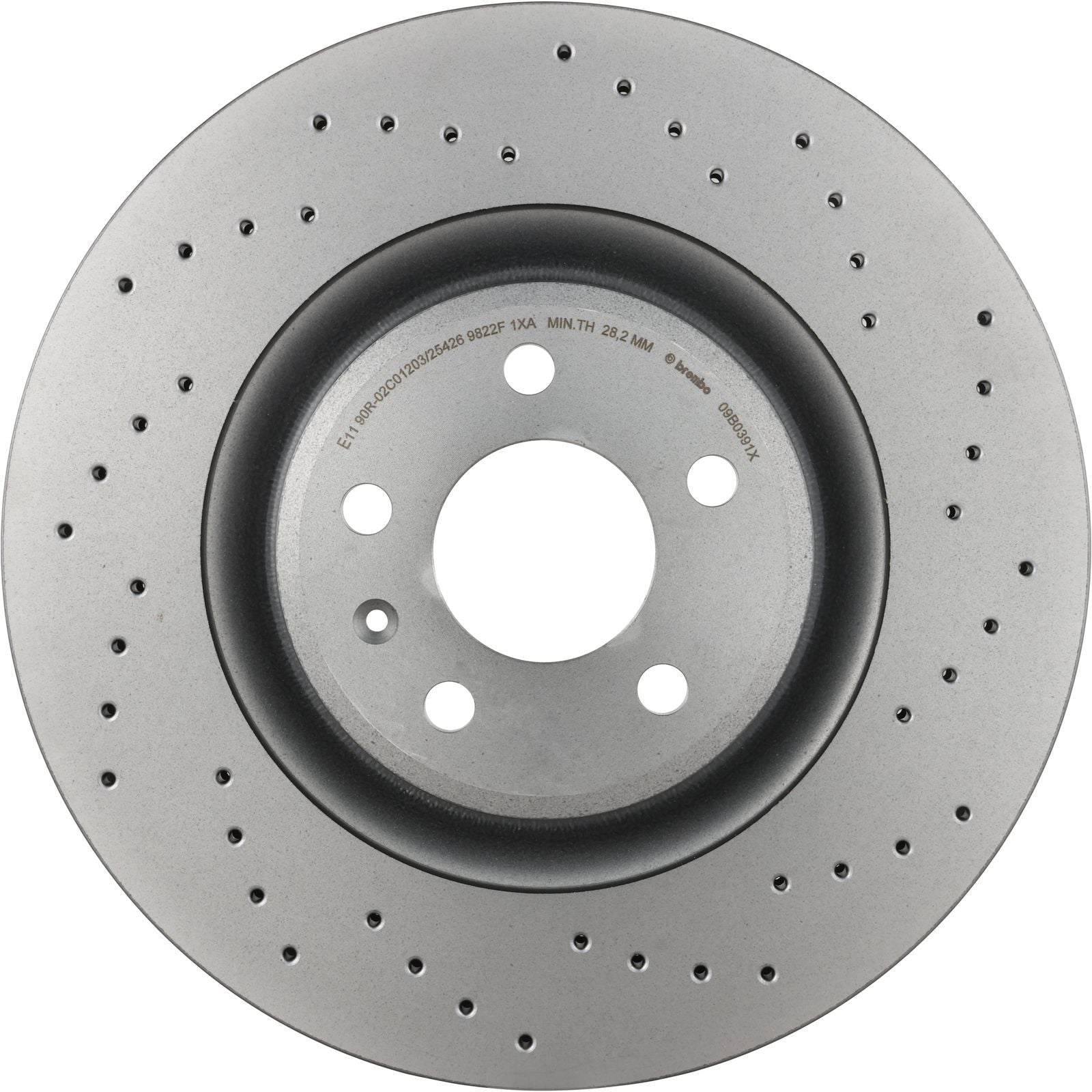 XTRA Drilled Front Disc Brake Rotor - 09.B039.1X_28