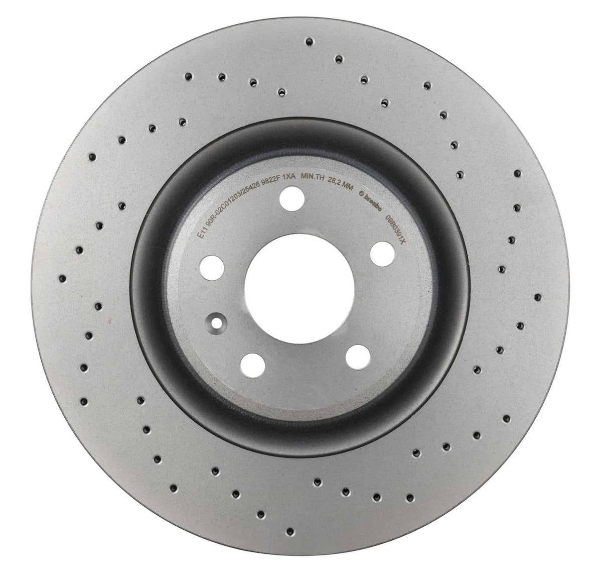 XTRA Drilled Front Disc Brake Rotor - 09.B039.1X_01