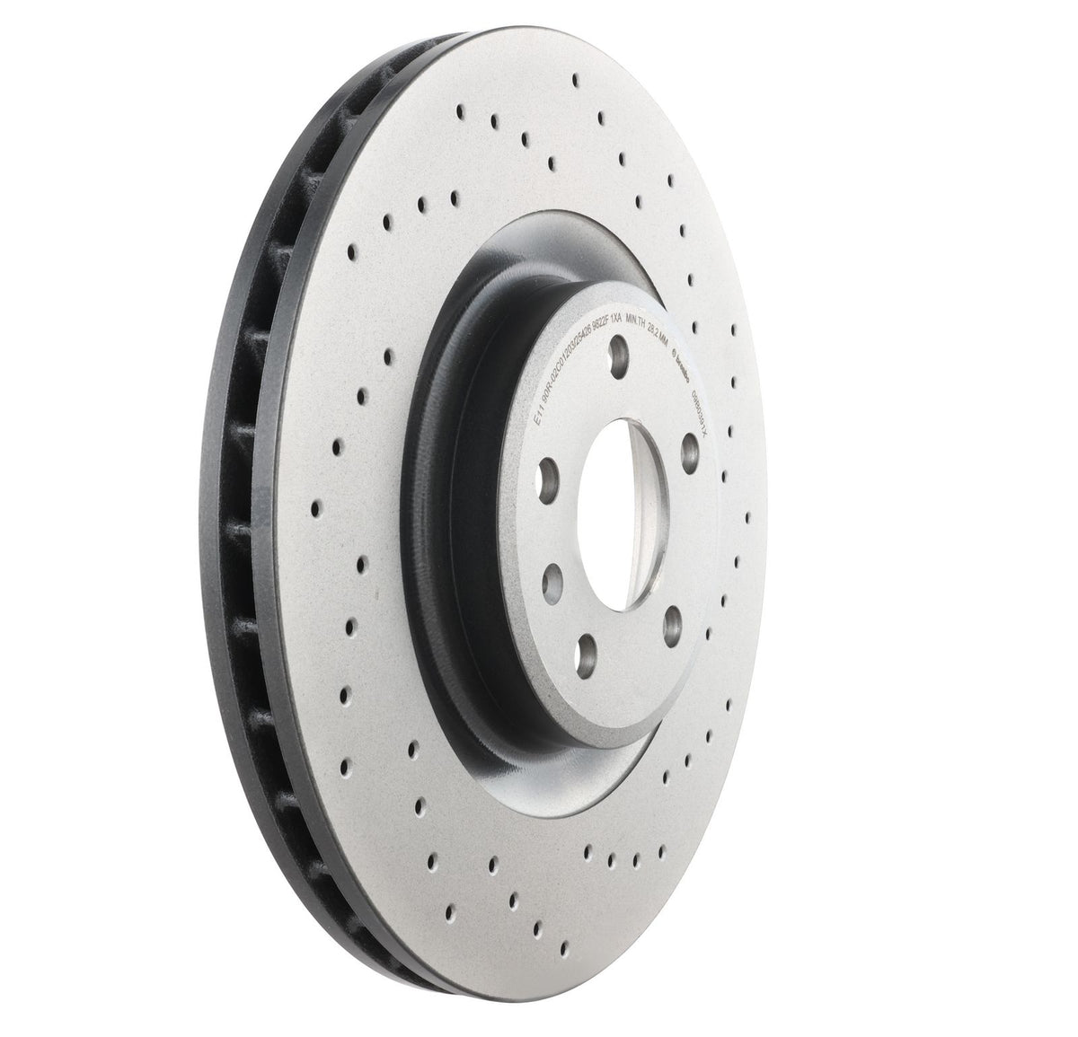 XTRA Drilled Front Disc Brake Rotor - 09.B039.1X_21