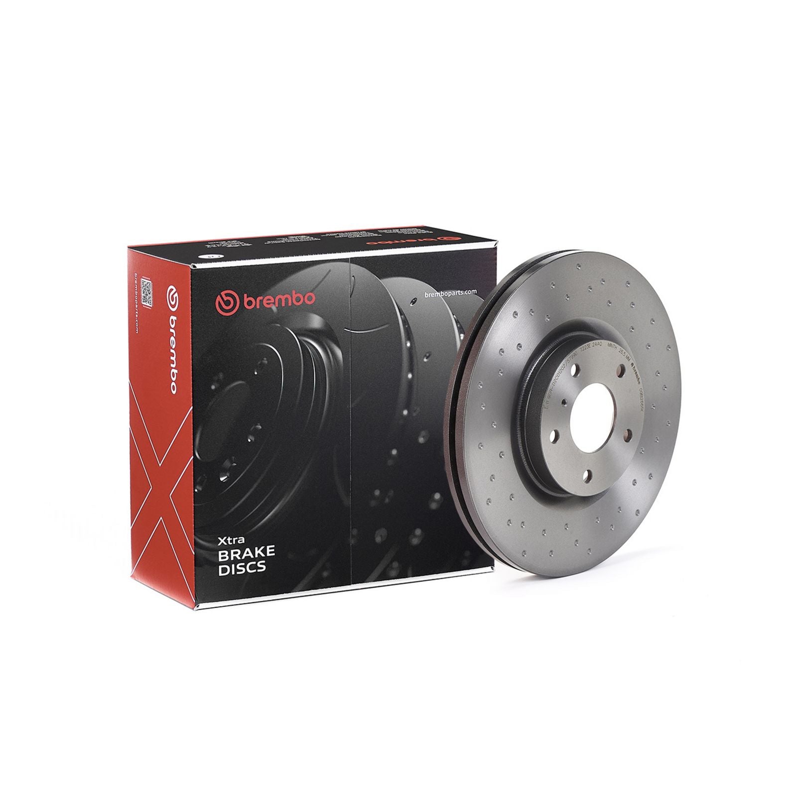 XTRA Drilled Front Disc Brake Rotor - 09.B266.1X_02
