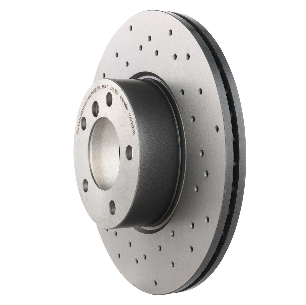 XTRA Drilled Front Disc Brake Rotor - 09.B337.2X_12