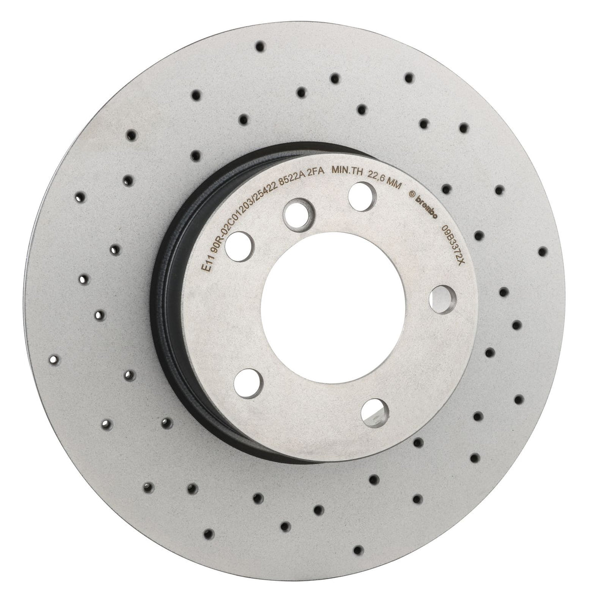 XTRA Drilled Front Disc Brake Rotor - 09.B337.2X_31