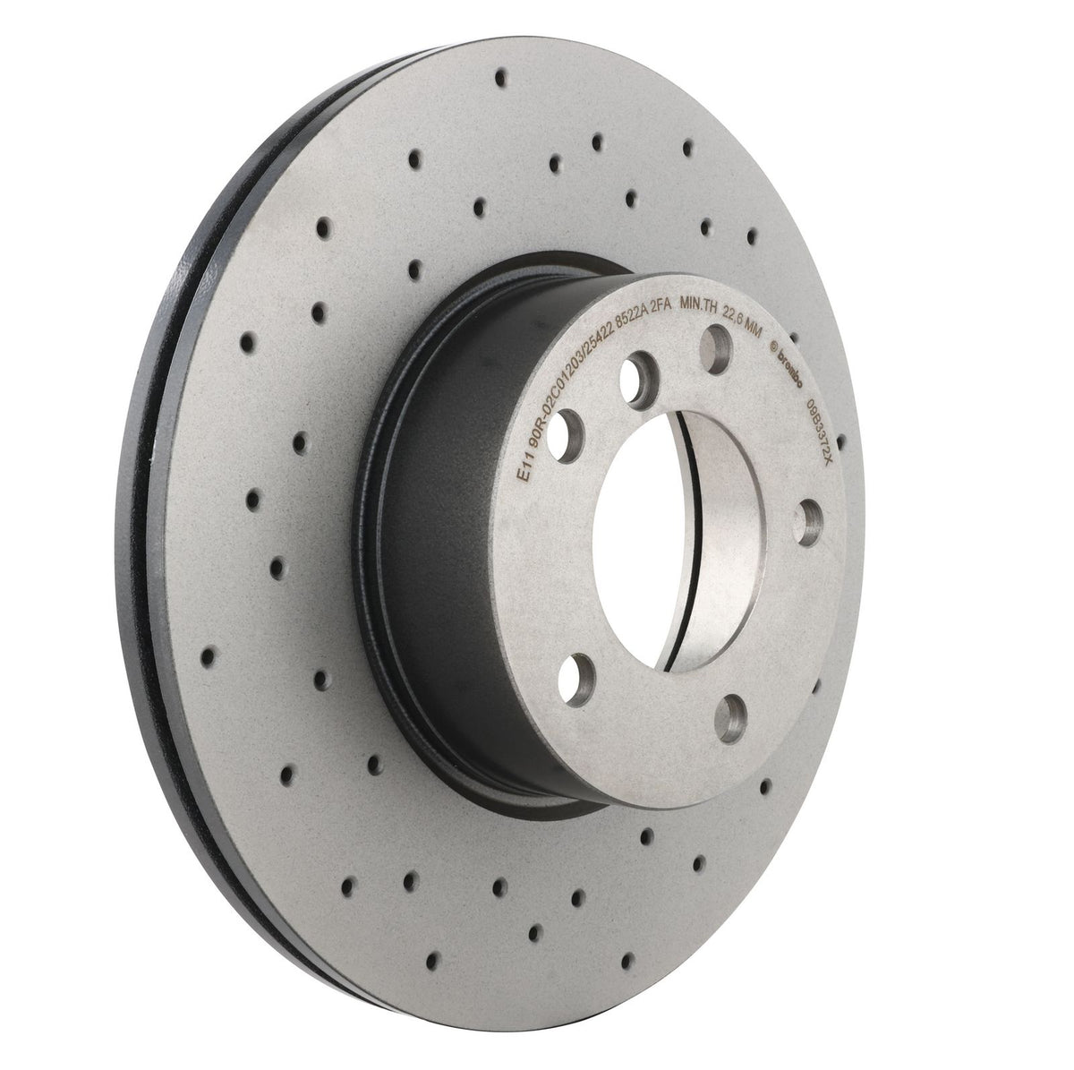 XTRA Drilled Front Disc Brake Rotor - 09.B337.2X_29