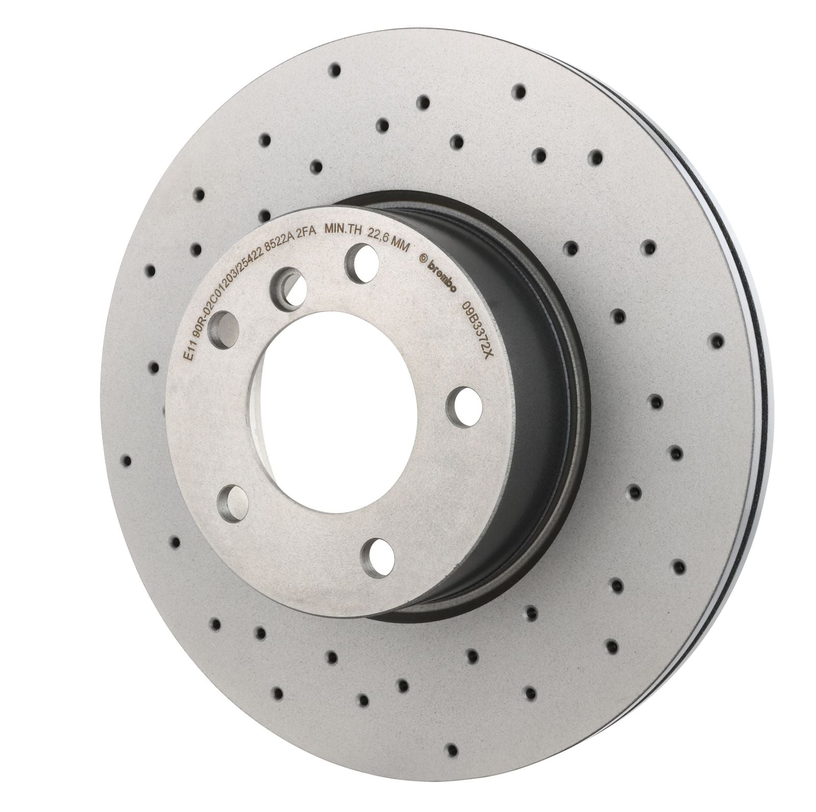 XTRA Drilled Front Disc Brake Rotor - 09.B337.2X_10