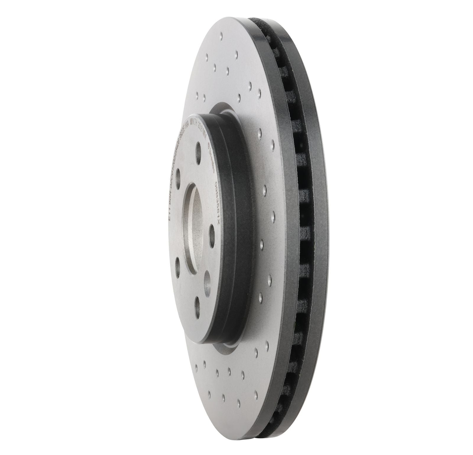 XTRA Drilled Front Disc Brake Rotor - 09.B355.1X_06