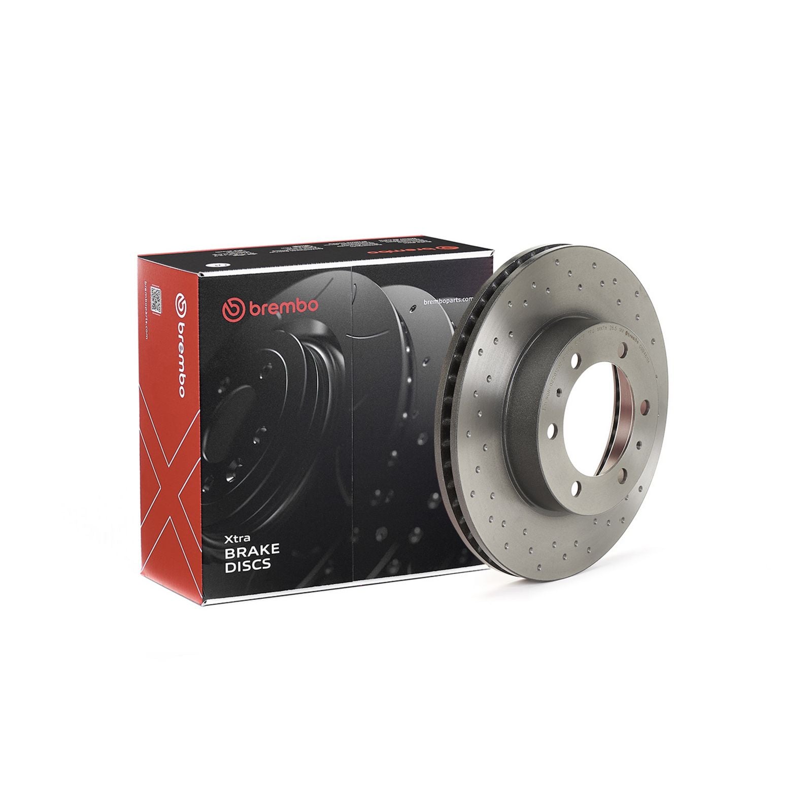 XTRA Drilled Front Disc Brake Rotor - 09.B461.1X_03