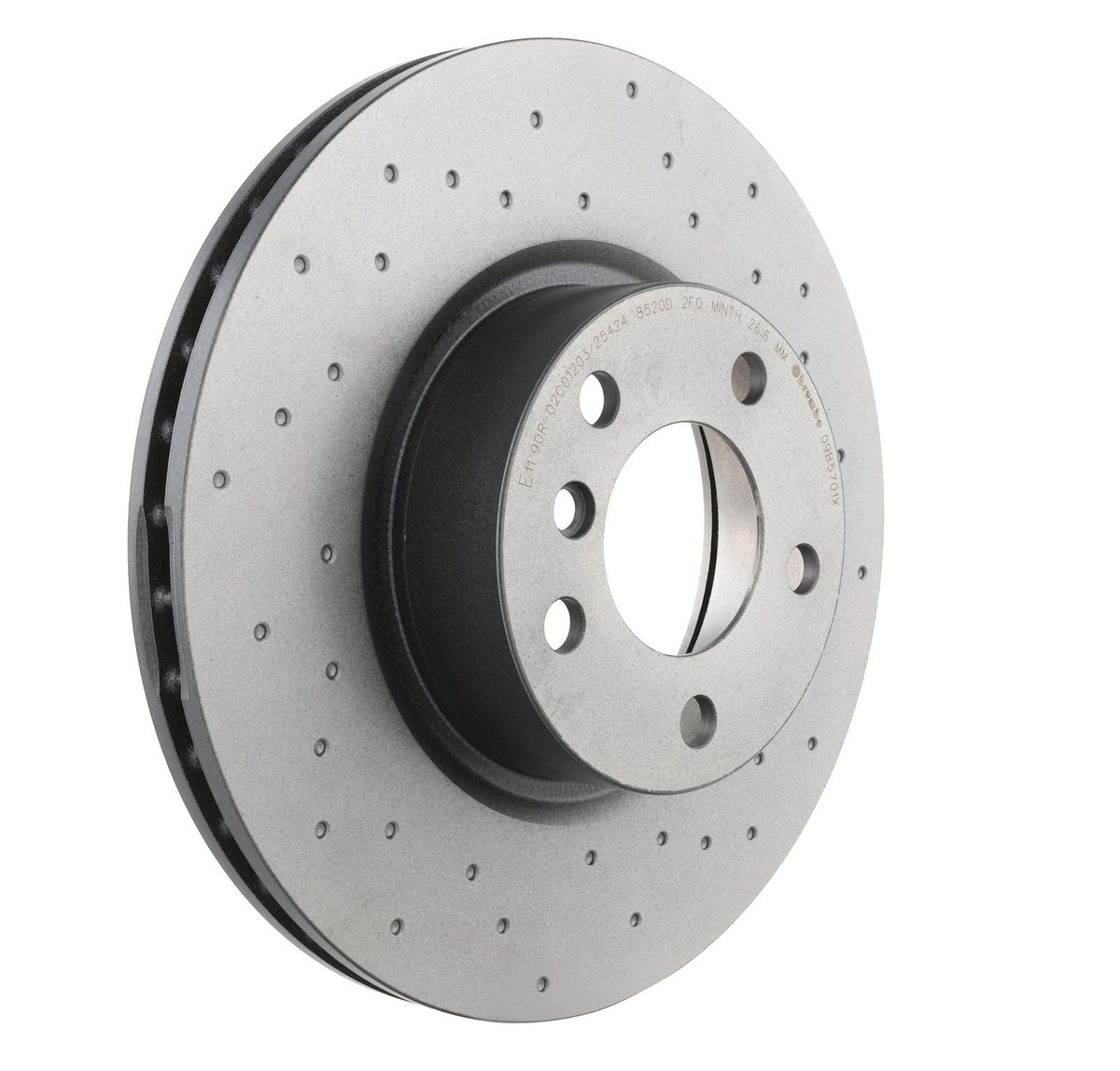 XTRA Drilled Front Disc Brake Rotor - 09.B570.1X_23