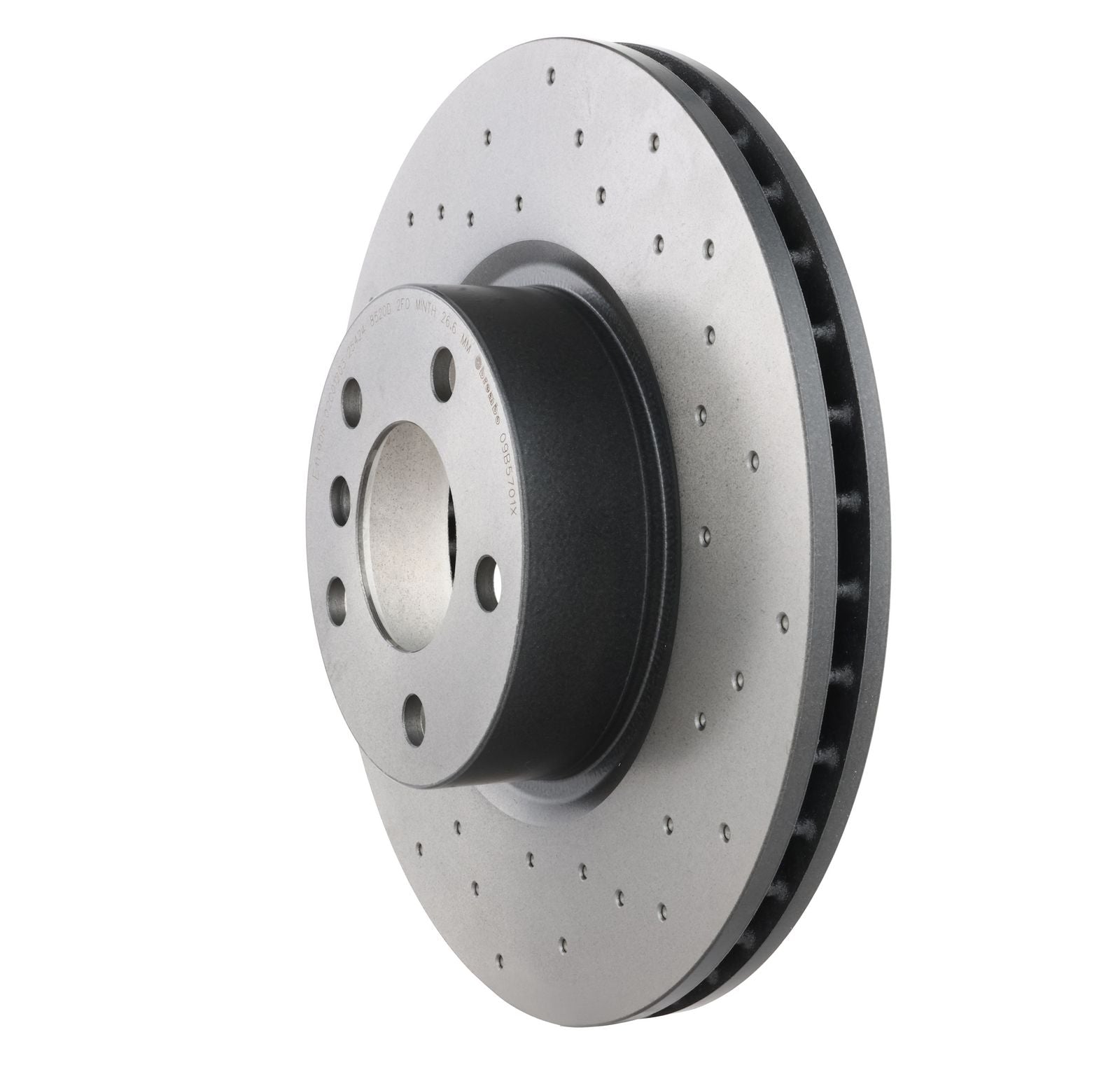 XTRA Drilled Front Disc Brake Rotor - 09.B570.1X_06