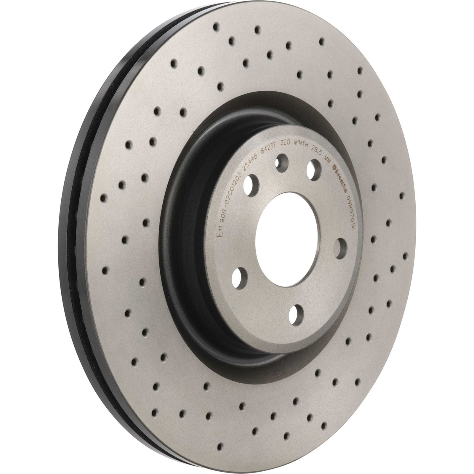 XTRA Drilled Front Disc Brake Rotor - 09.B970.1X_01