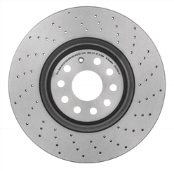 XTRA Drilled Front Disc Brake Rotor - 09.C306.1X_07
