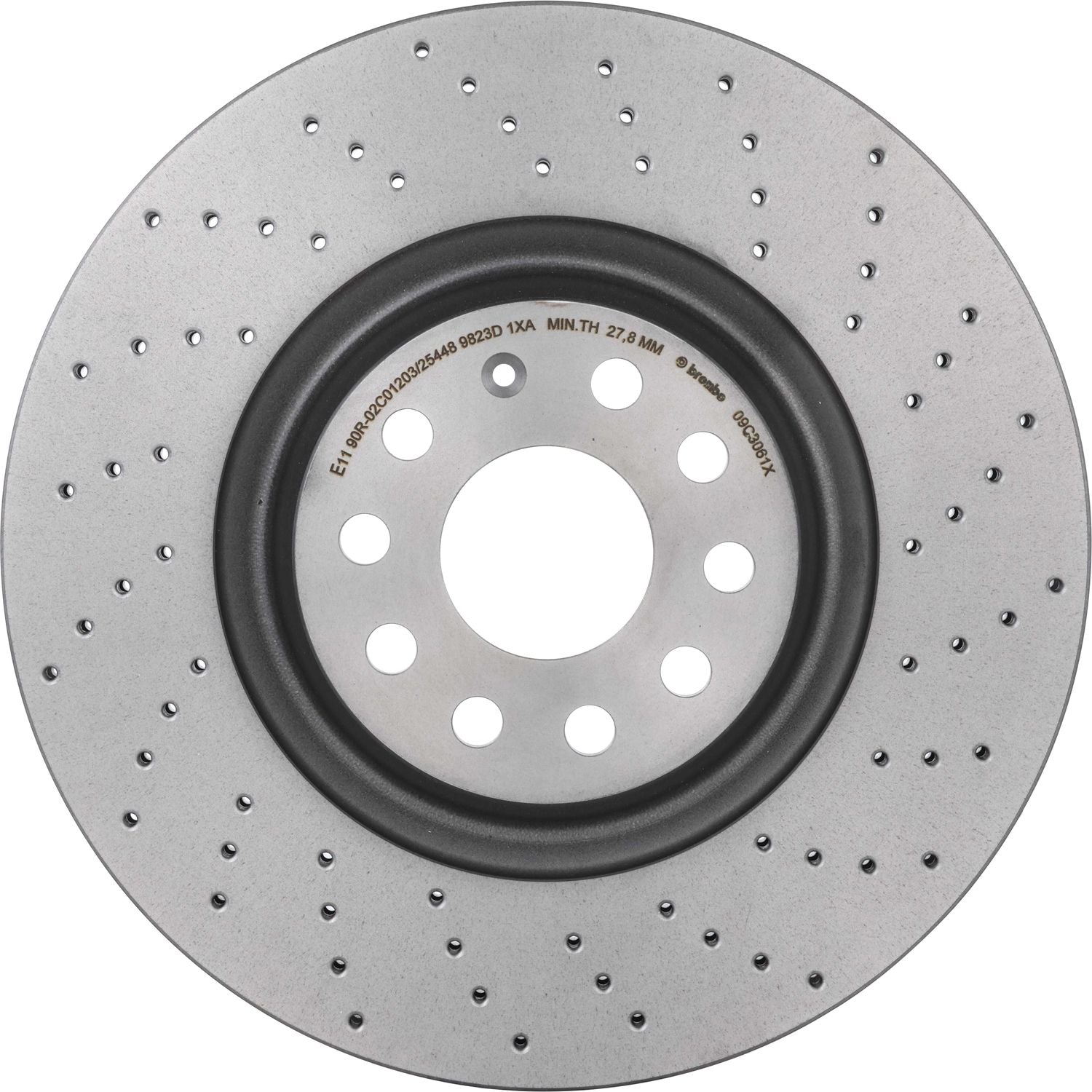 XTRA Drilled Front Disc Brake Rotor - 09.C306.1X_05