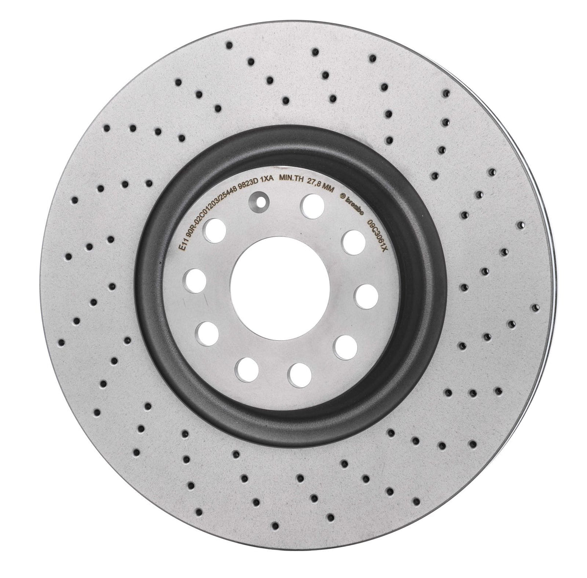 XTRA Drilled Front Disc Brake Rotor - 09.C306.1X_09