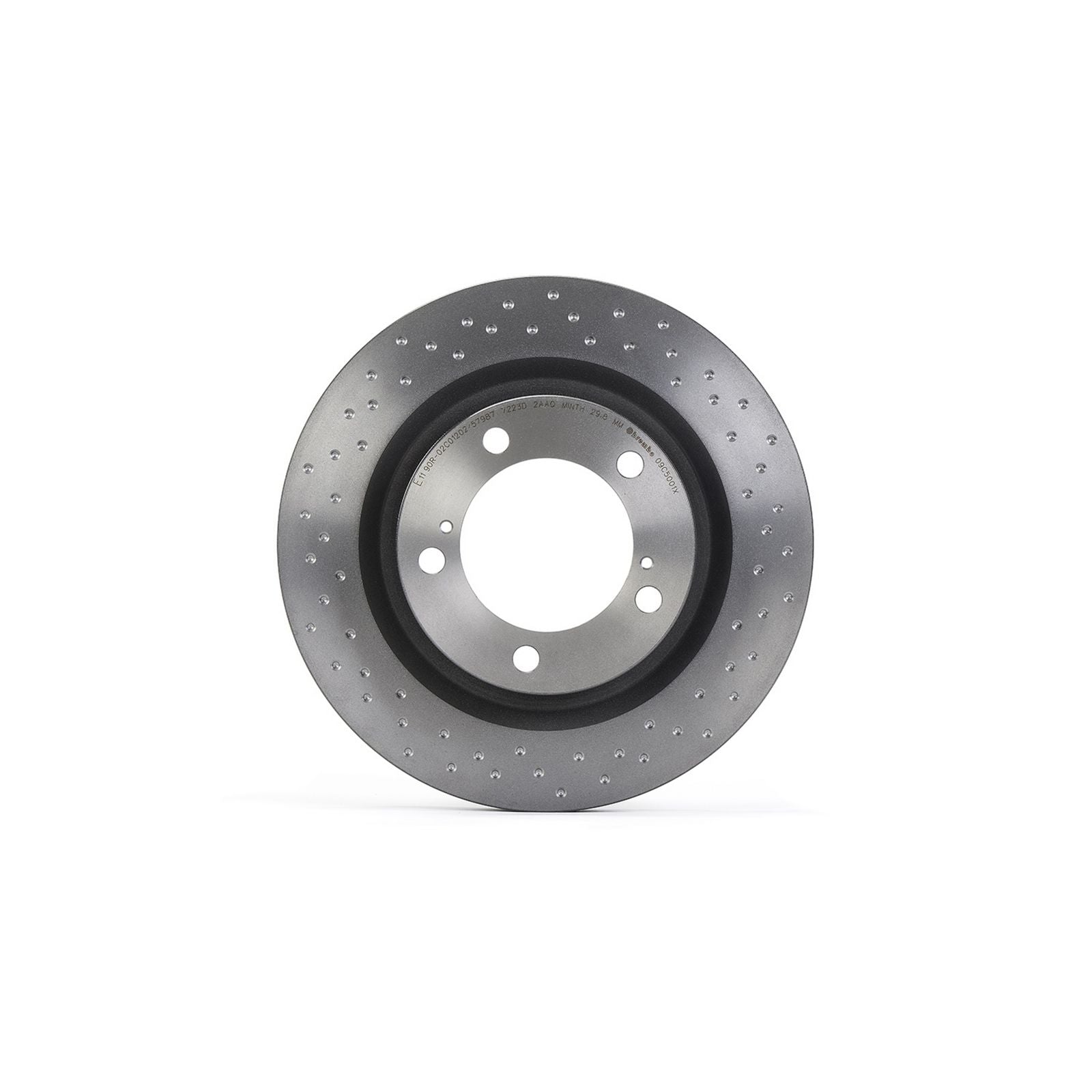 XTRA Drilled Front Disc Brake Rotor - 09.C500.1X_02