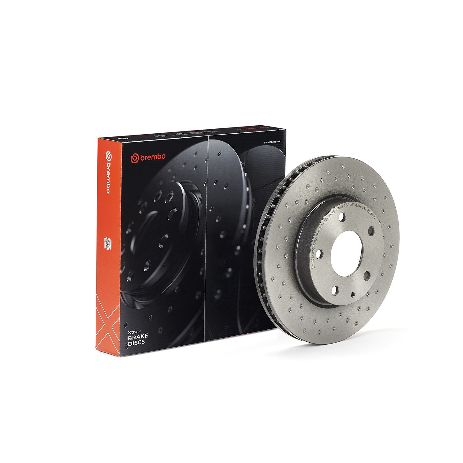 XTRA Drilled Front Disc Brake Rotor - 09.C651.1X_01