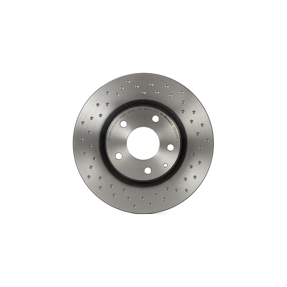 XTRA Drilled Front Disc Brake Rotor - 09.C652.1X_02