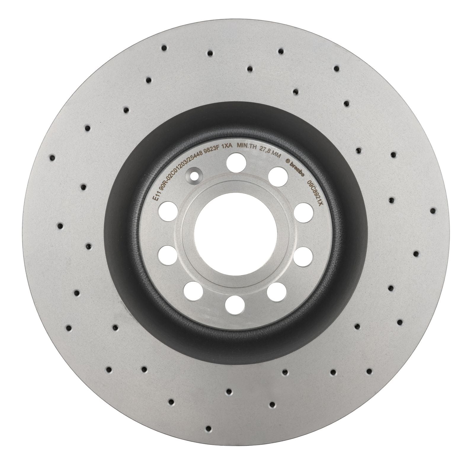 XTRA Drilled Front Disc Brake Rotor - 09.C892.1X_02