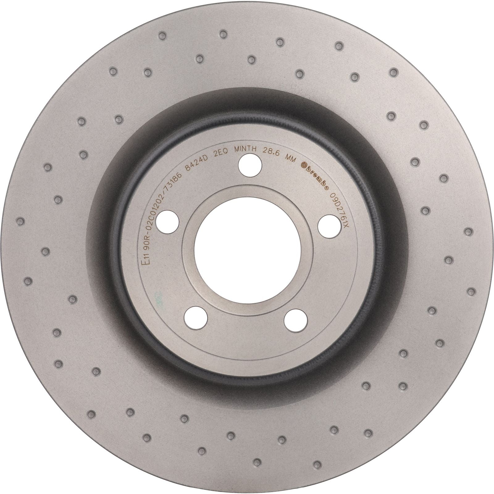 XTRA Drilled Front Disc Brake Rotor - 09.D276.1X_05