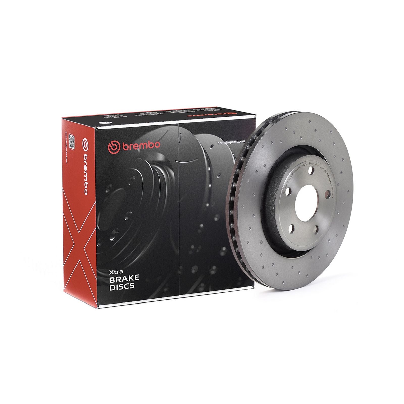 XTRA Drilled Front Disc Brake Rotor - 09.N236.2X_01
