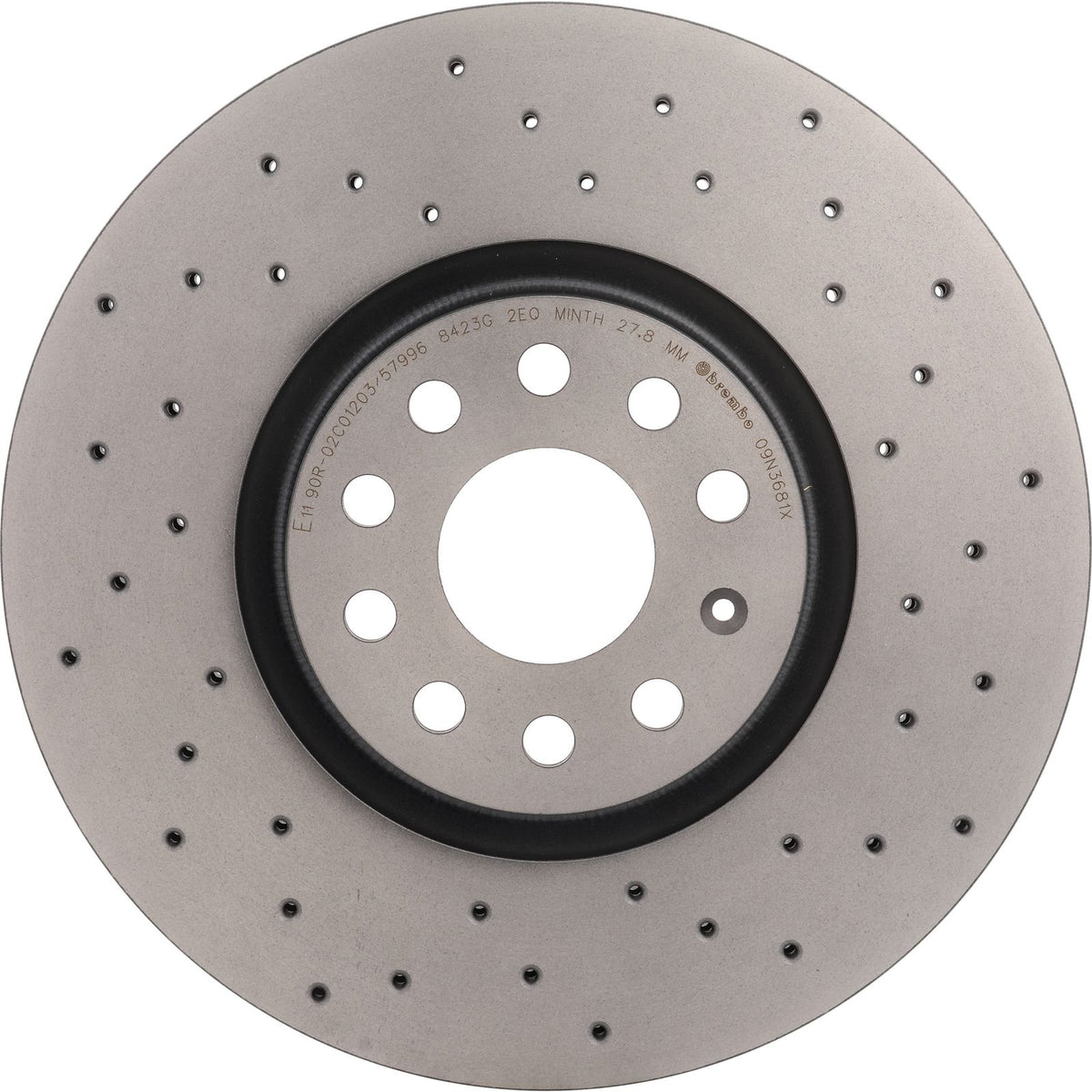 XTRA Drilled Front Disc Brake Rotor - 09.N368.1X_04
