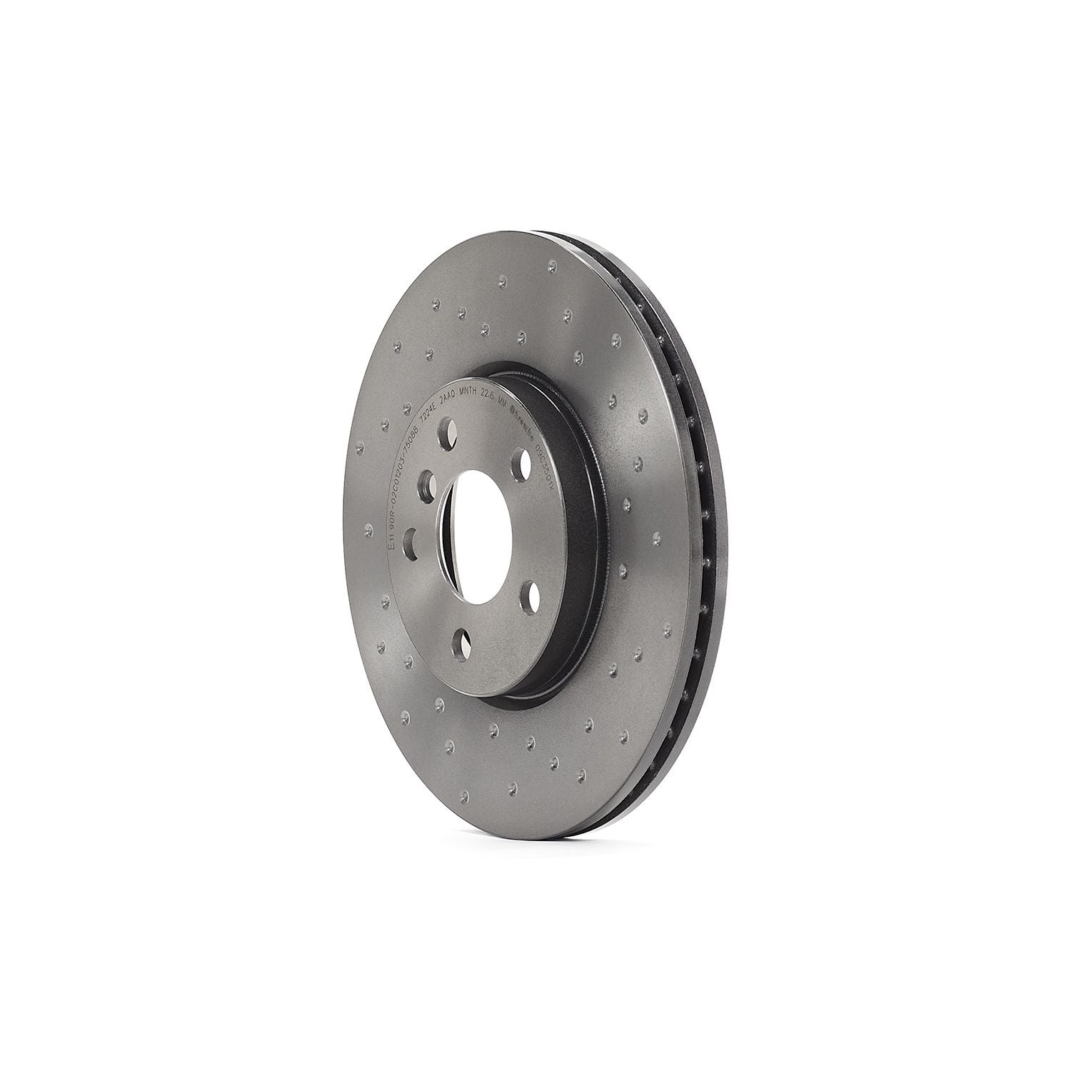 XTRA Drilled Front Right Disc Brake Rotor - 09.C350.1X_01