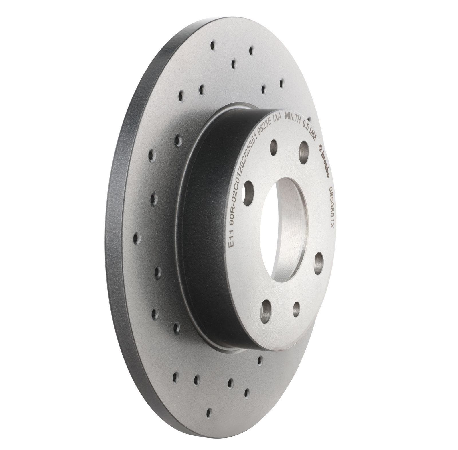 XTRA Drilled Rear Disc Brake Rotor - 08.5085.1X_27