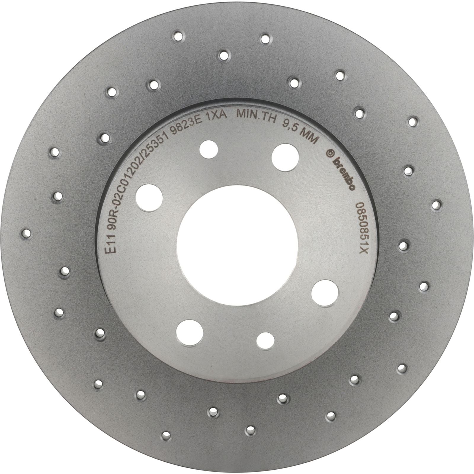 XTRA Drilled Rear Disc Brake Rotor - 08.5085.1X_04