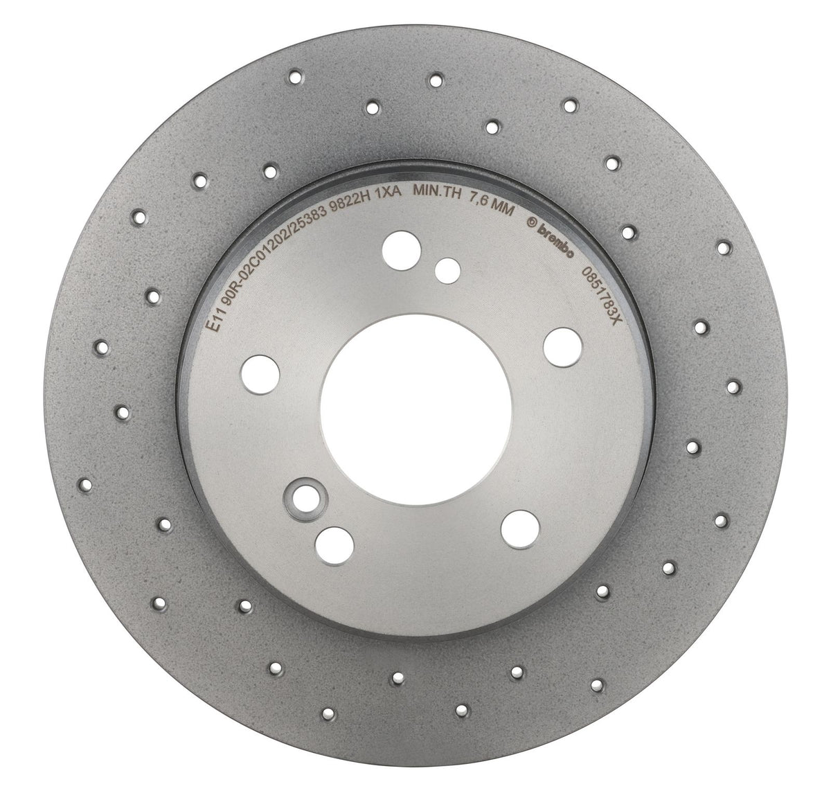 XTRA Drilled Rear Disc Brake Rotor - 08.5178.3X_07