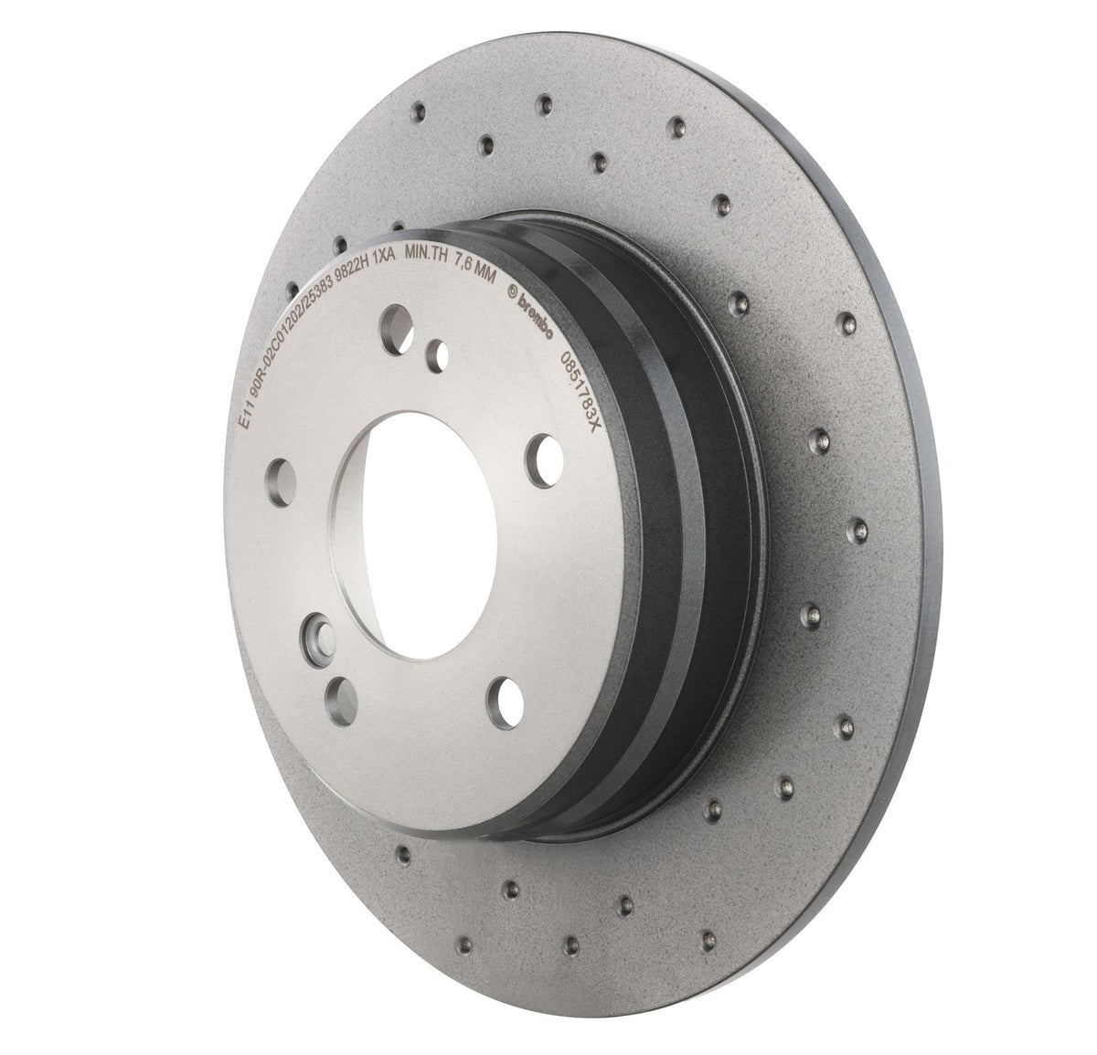 XTRA Drilled Rear Disc Brake Rotor - 08.5178.3X_10