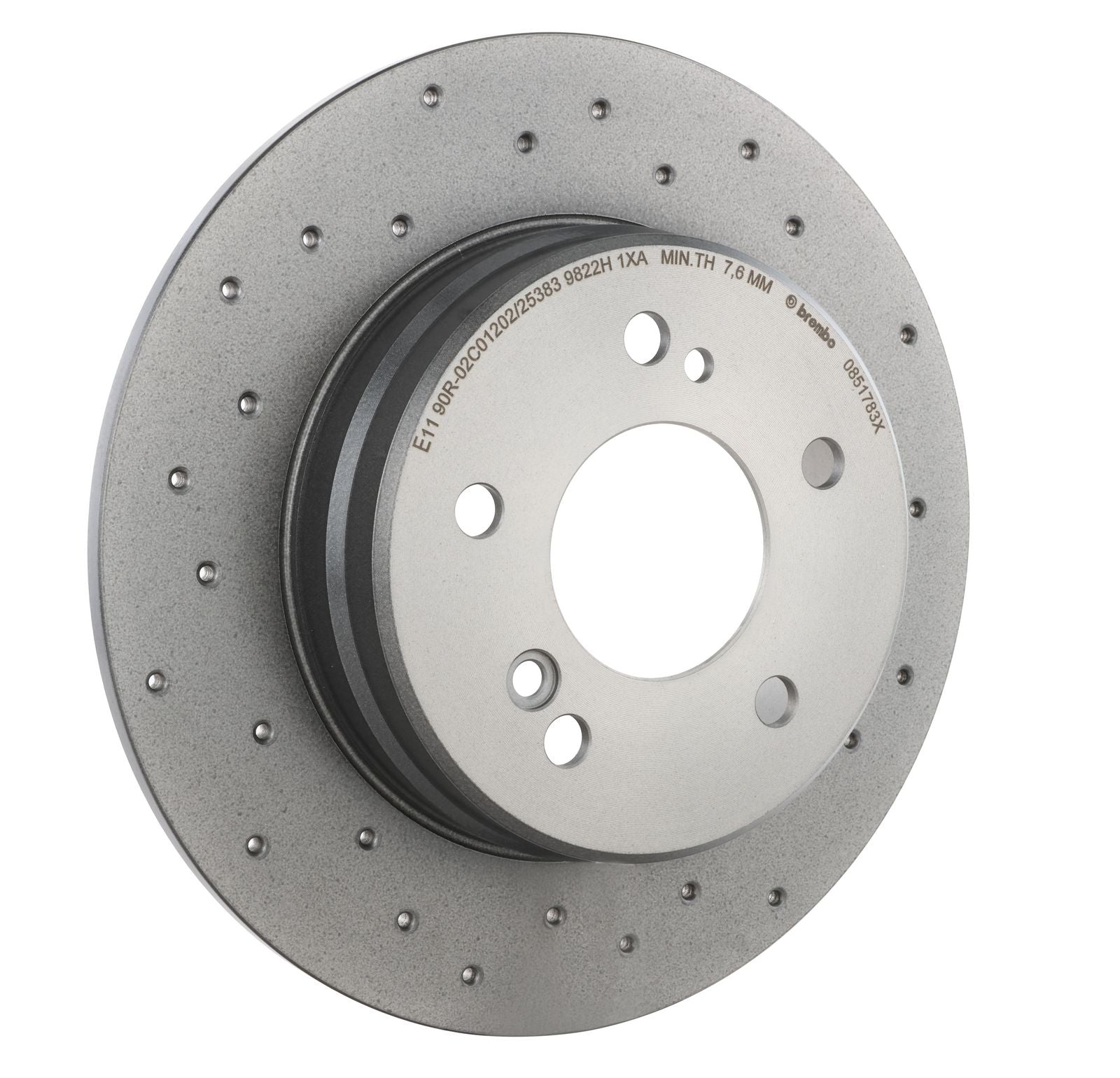 XTRA Drilled Rear Disc Brake Rotor - 08.5178.3X_29