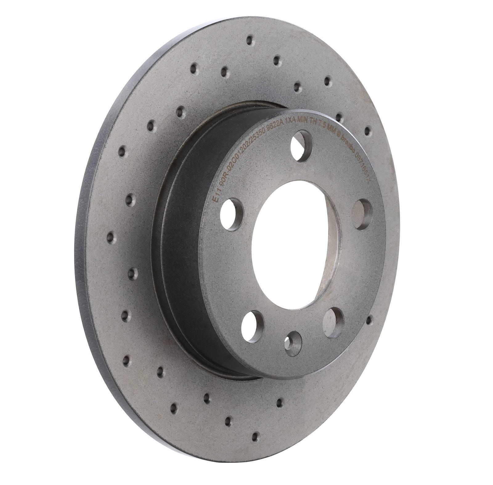 XTRA Drilled Rear Disc Brake Rotor - 08.7165.1X_28