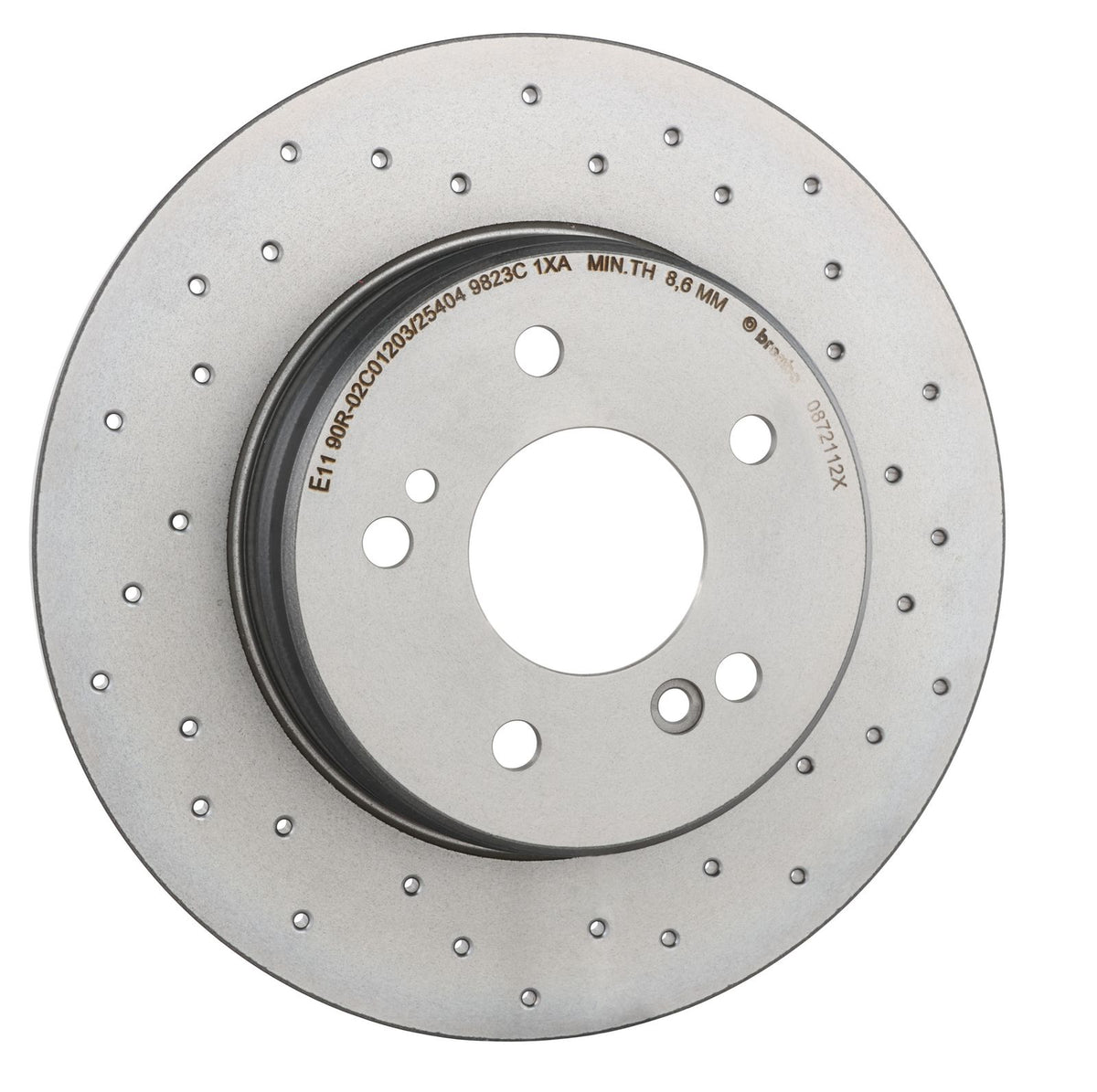 XTRA Drilled Rear Disc Brake Rotor - 08.7211.2X_31