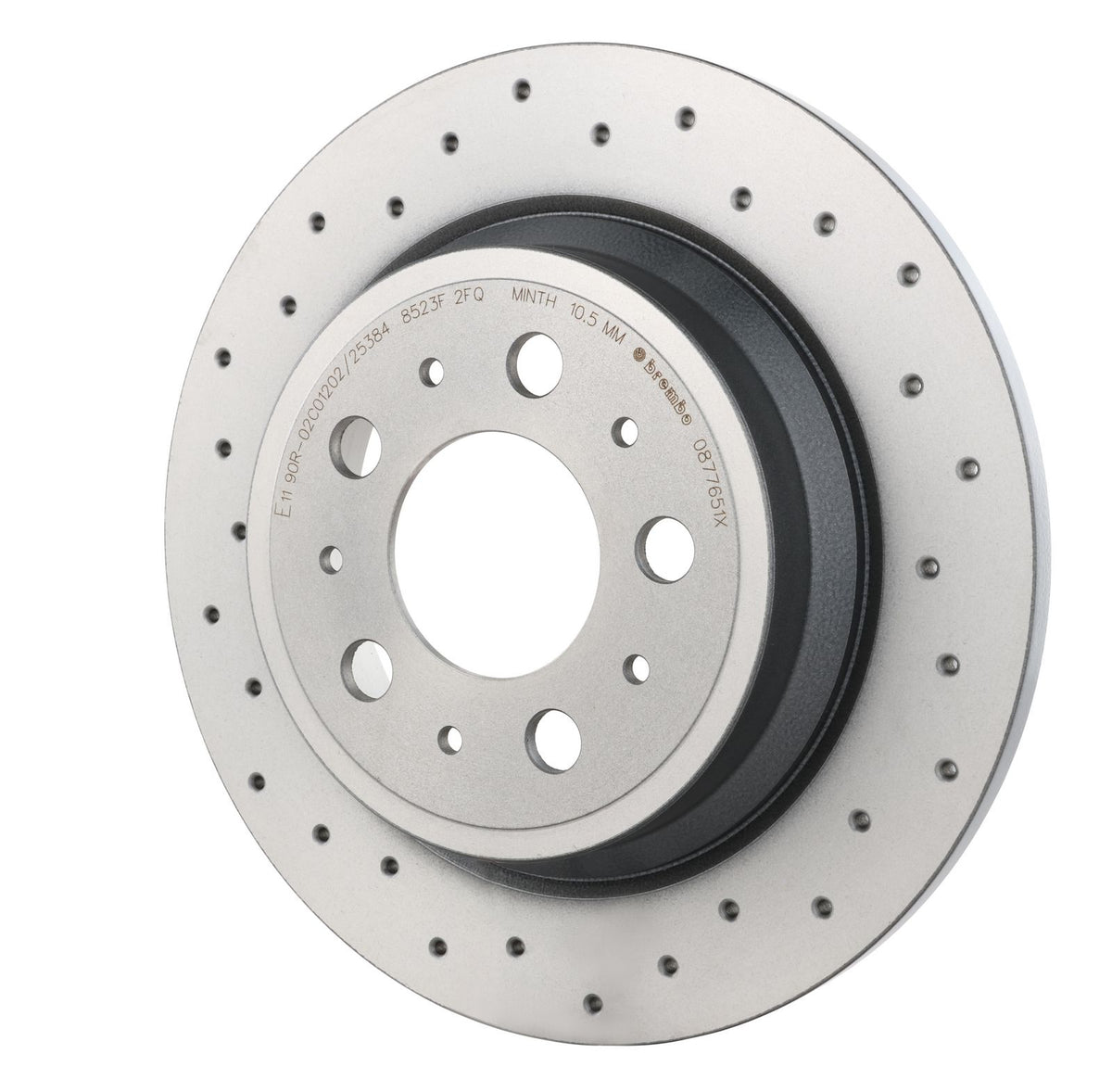 XTRA Drilled Rear Disc Brake Rotor - 08.7765.1X_09