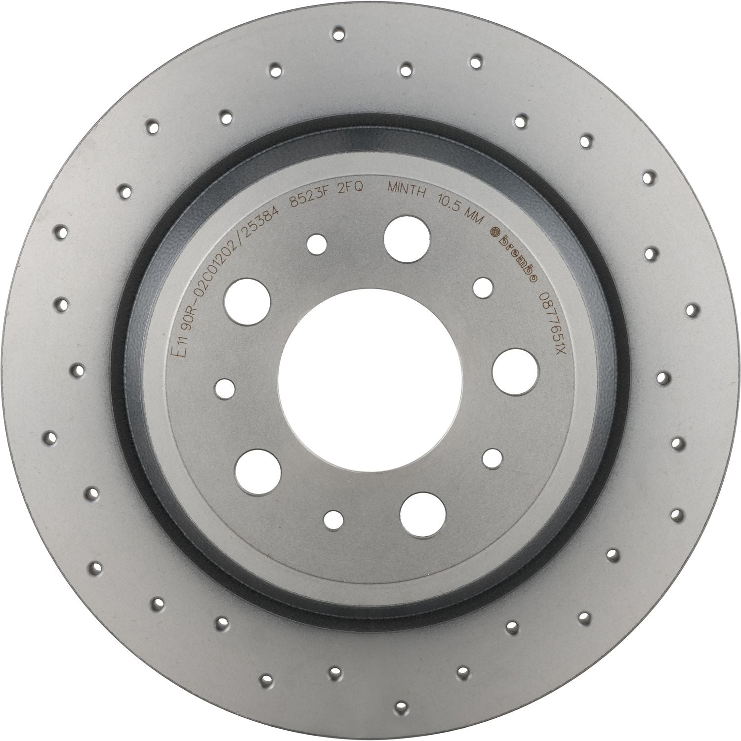 XTRA Drilled Rear Disc Brake Rotor - 08.7765.1X_01