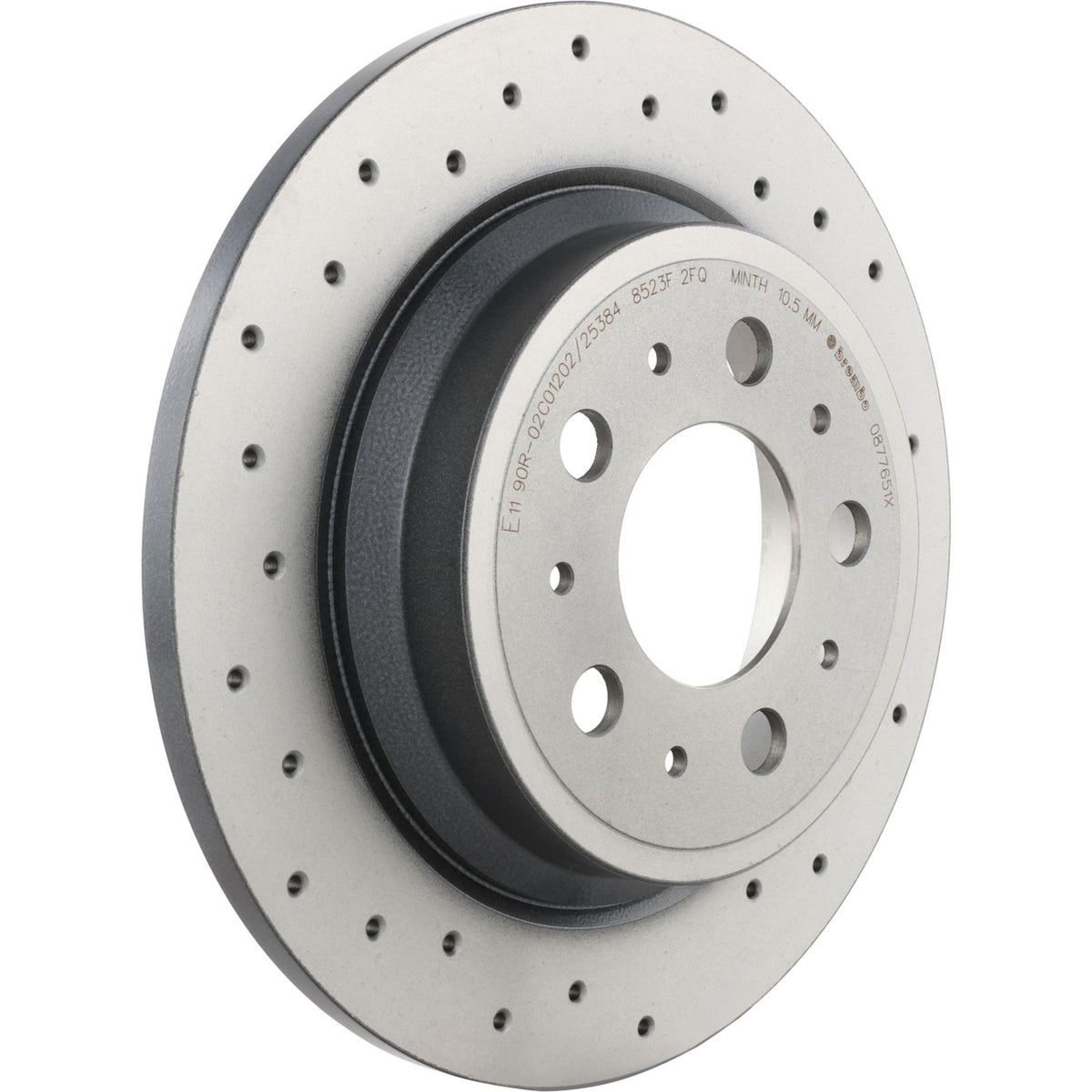 XTRA Drilled Rear Disc Brake Rotor - 08.7765.1X_04