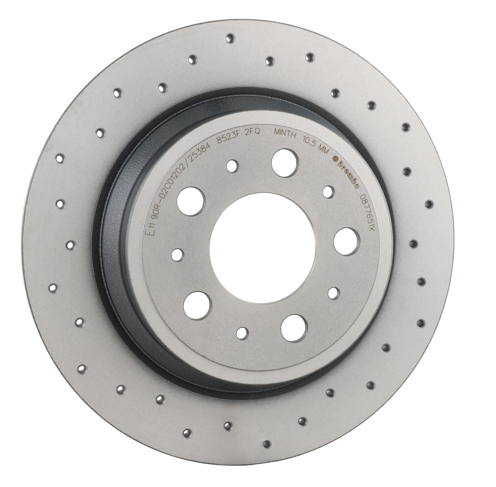 XTRA Drilled Rear Disc Brake Rotor - 08.7765.1X_30