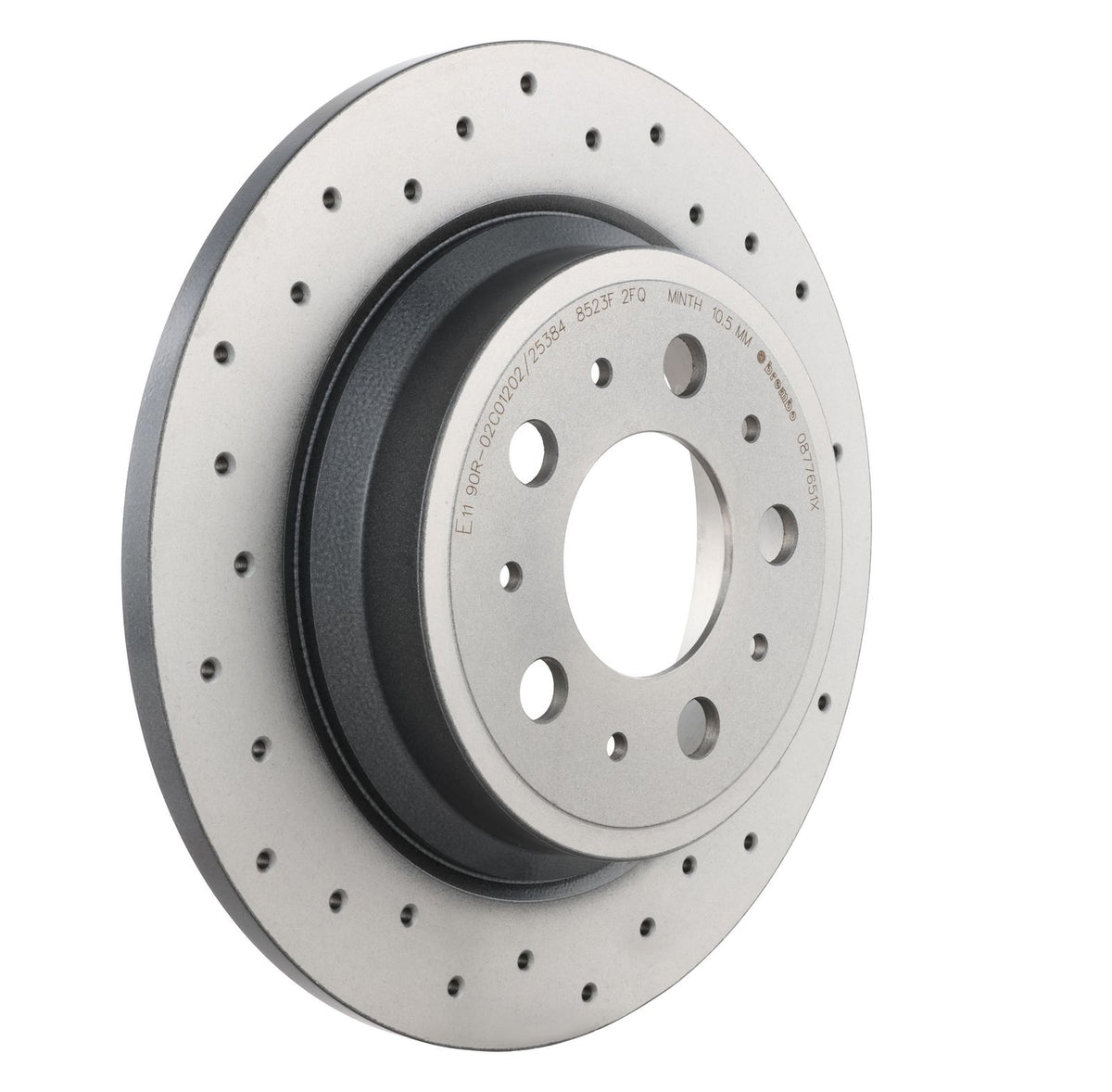 XTRA Drilled Rear Disc Brake Rotor - 08.7765.1X_28