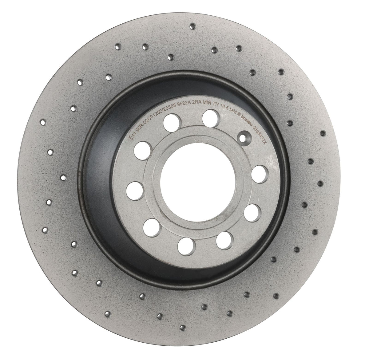 XTRA Drilled Rear Disc Brake Rotor - 08.8843.2X_30