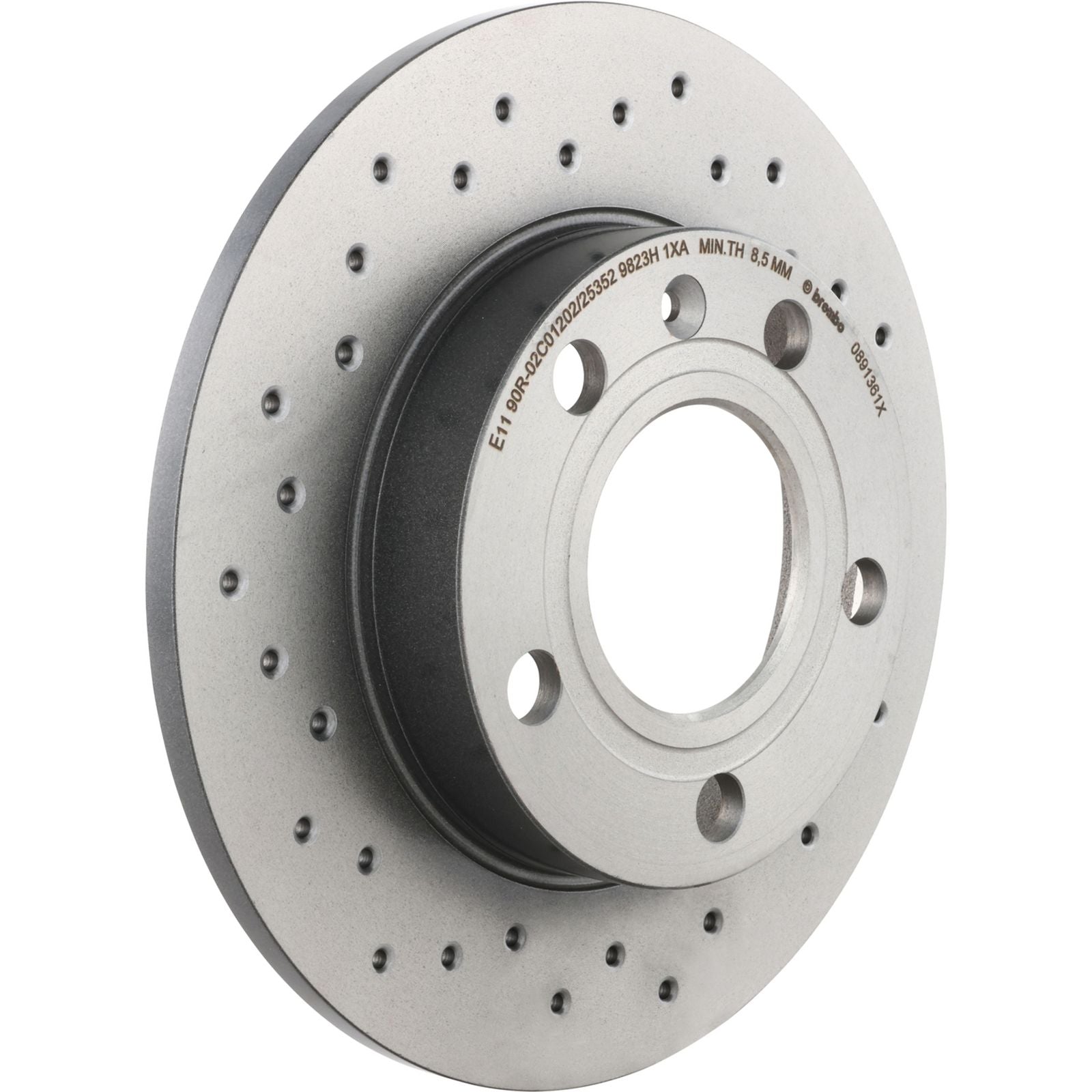 XTRA Drilled Rear Disc Brake Rotor - 08.9136.1X_04