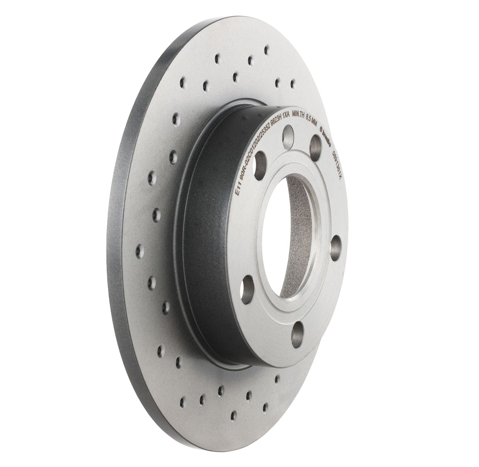 XTRA Drilled Rear Disc Brake Rotor - 08.9136.1X_27