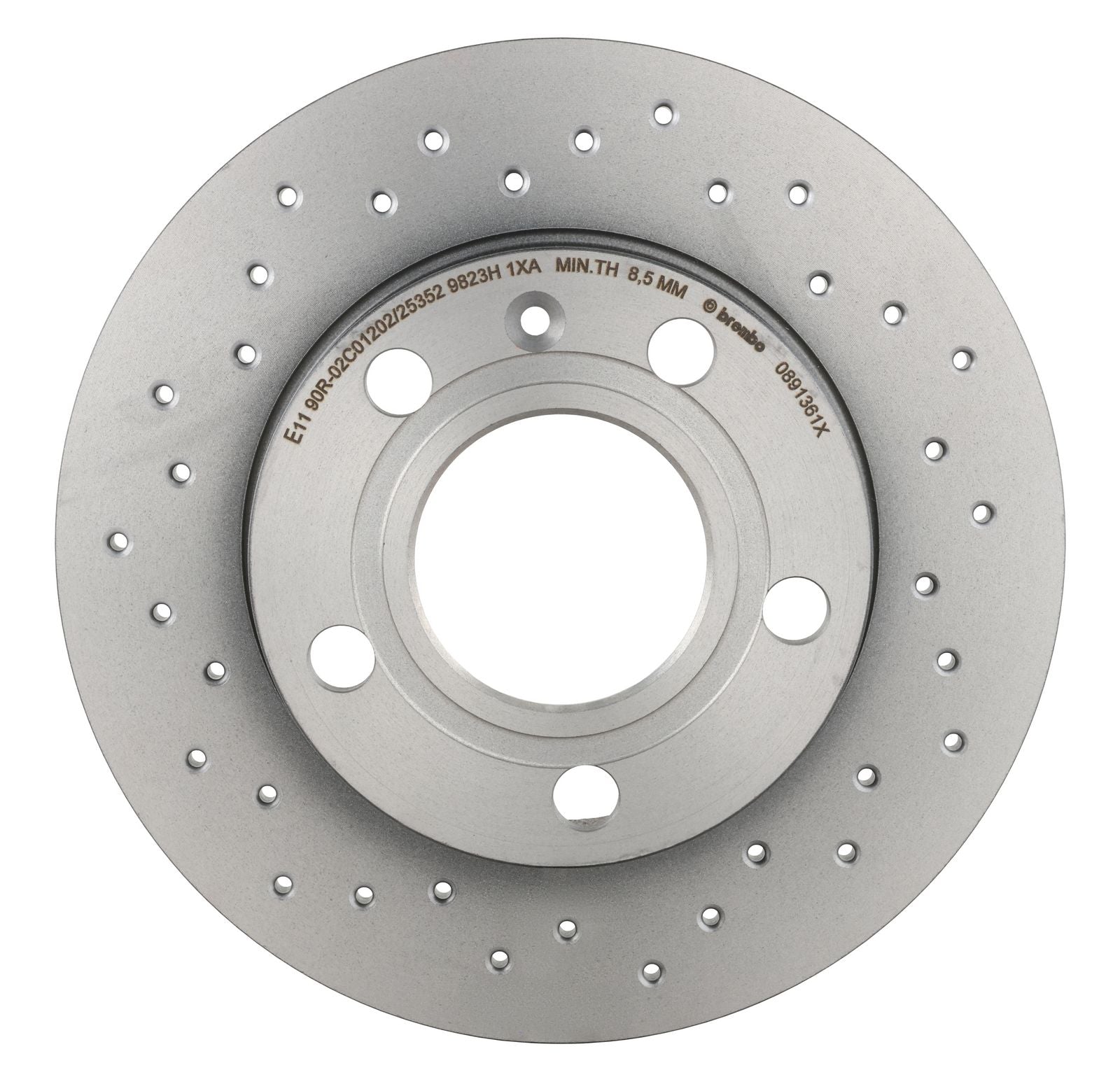 XTRA Drilled Rear Disc Brake Rotor - 08.9136.1X_07