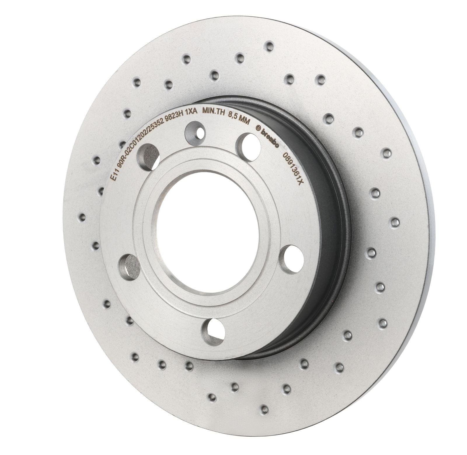 XTRA Drilled Rear Disc Brake Rotor - 08.9136.1X_09