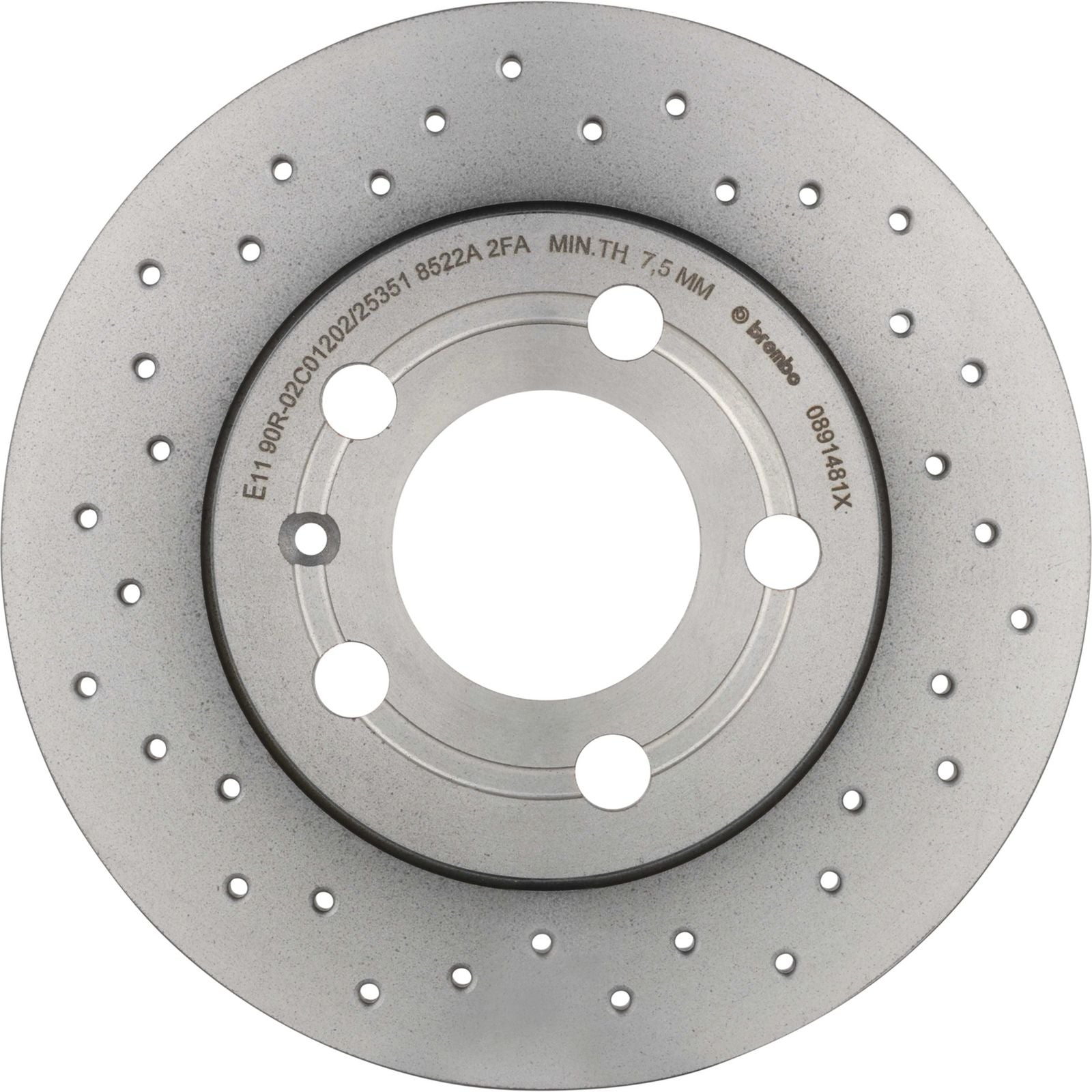 XTRA Drilled Rear Disc Brake Rotor - 08.9148.1X_03