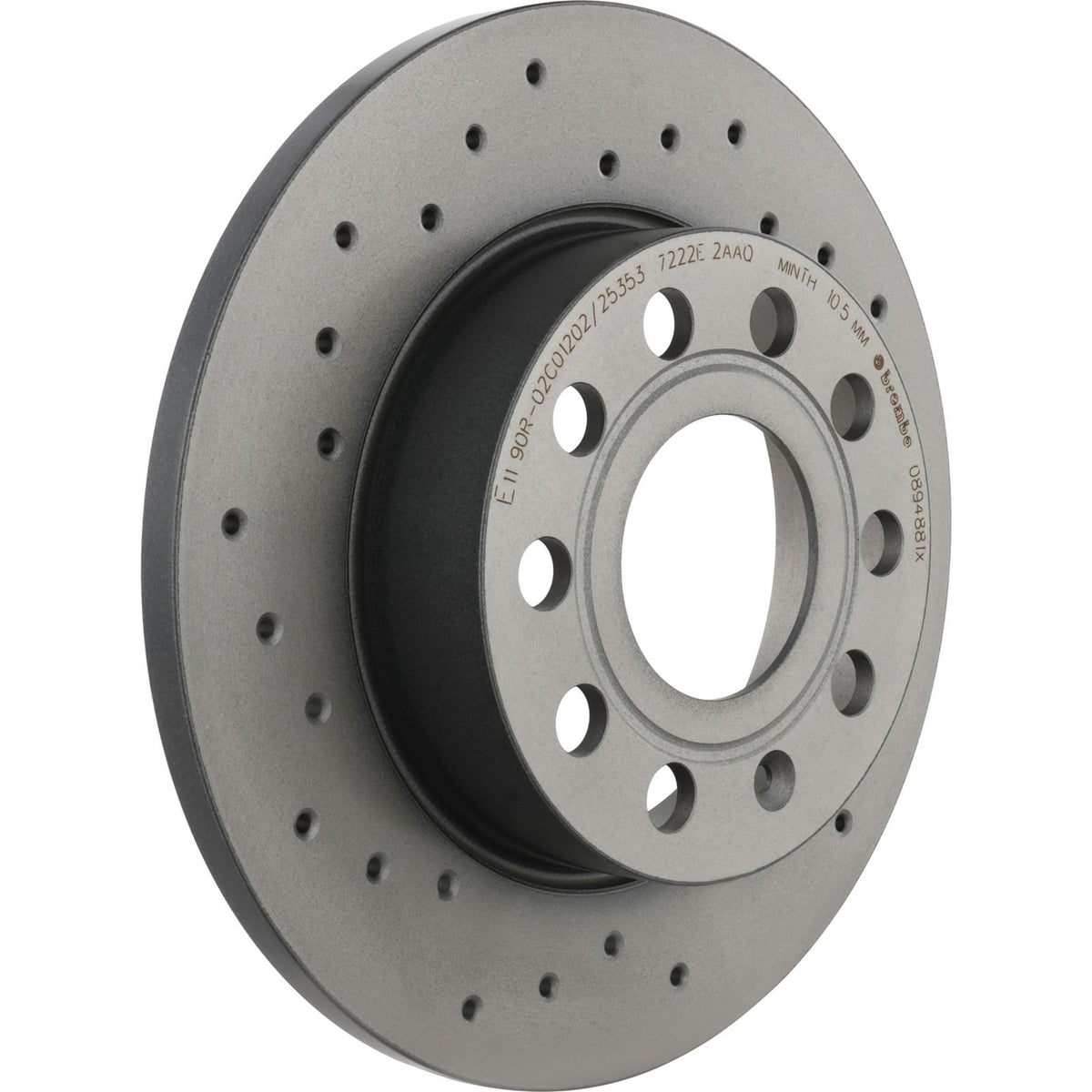 XTRA Drilled Rear Disc Brake Rotor - 08.9488.1X_04