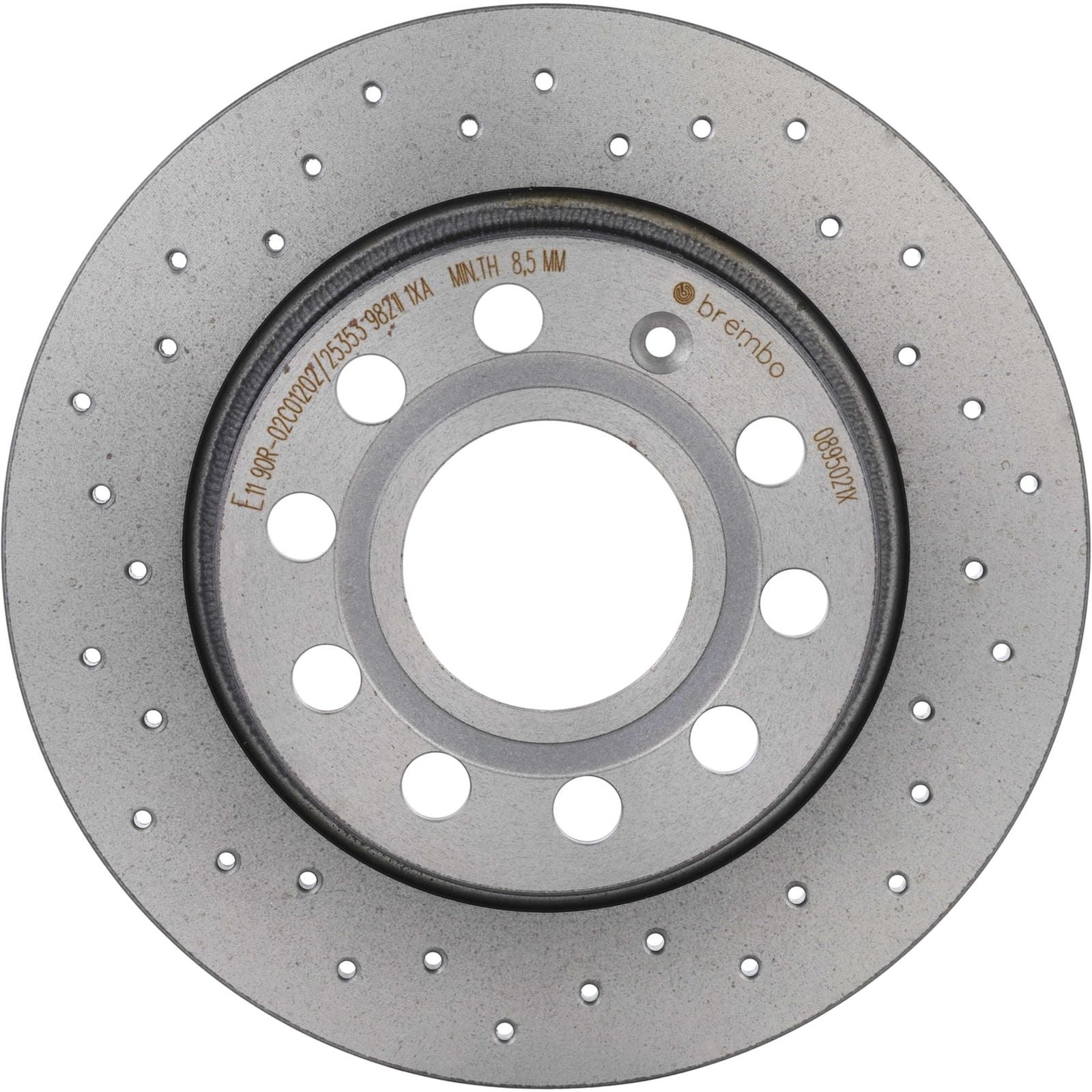 XTRA Drilled Rear Disc Brake Rotor - 08.9502.1X_06