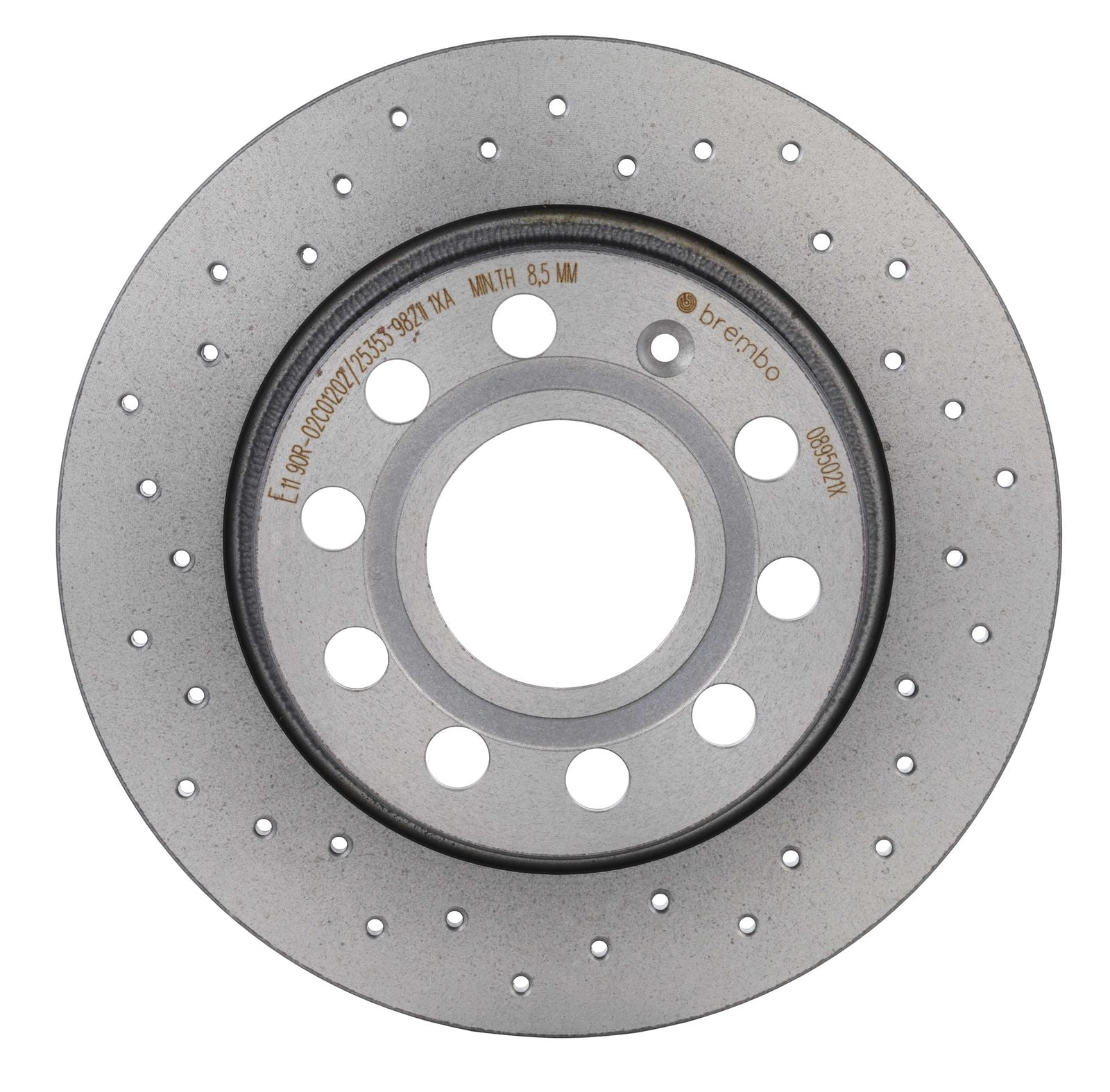 XTRA Drilled Rear Disc Brake Rotor - 08.9502.1X_07