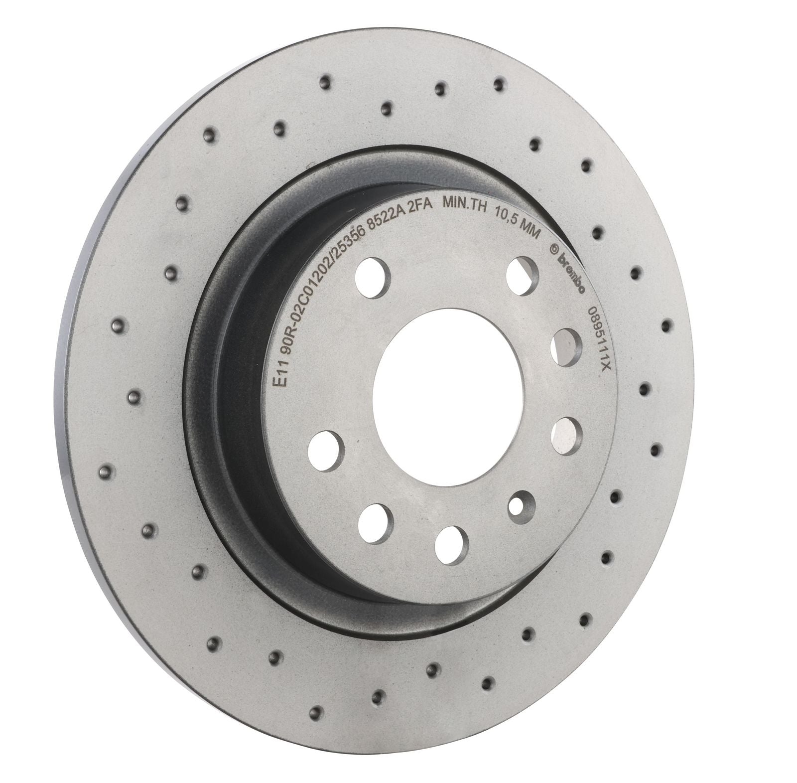 XTRA Drilled Rear Disc Brake Rotor - 08.9511.1X_29