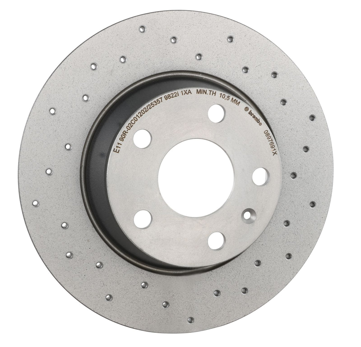 XTRA Drilled Rear Disc Brake Rotor - 08.9769.1X_30