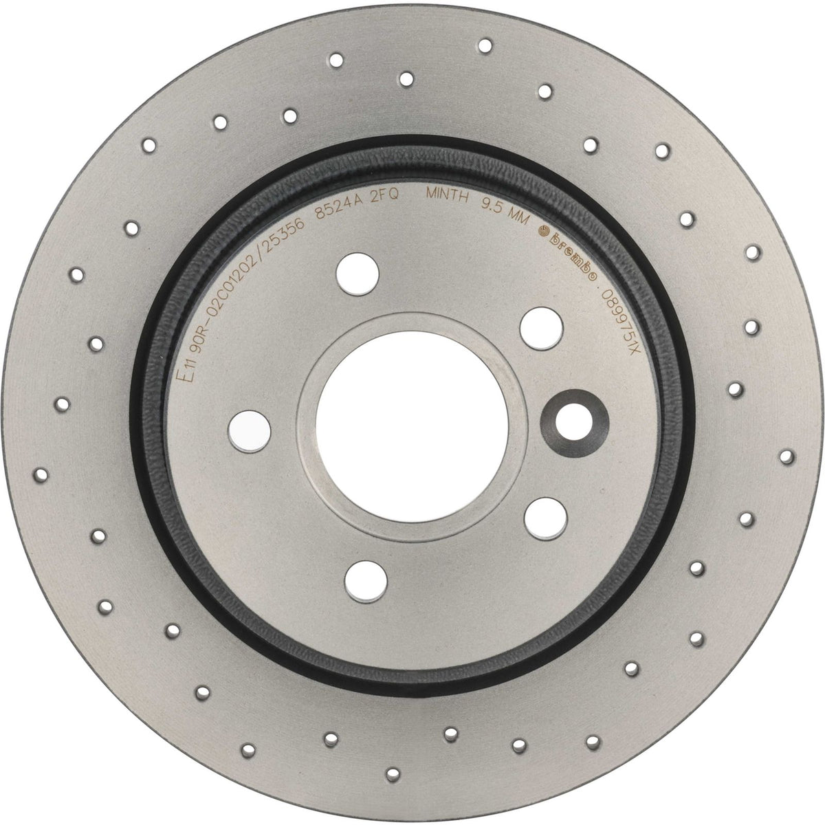 XTRA Drilled Rear Disc Brake Rotor - 08.9975.1X_04