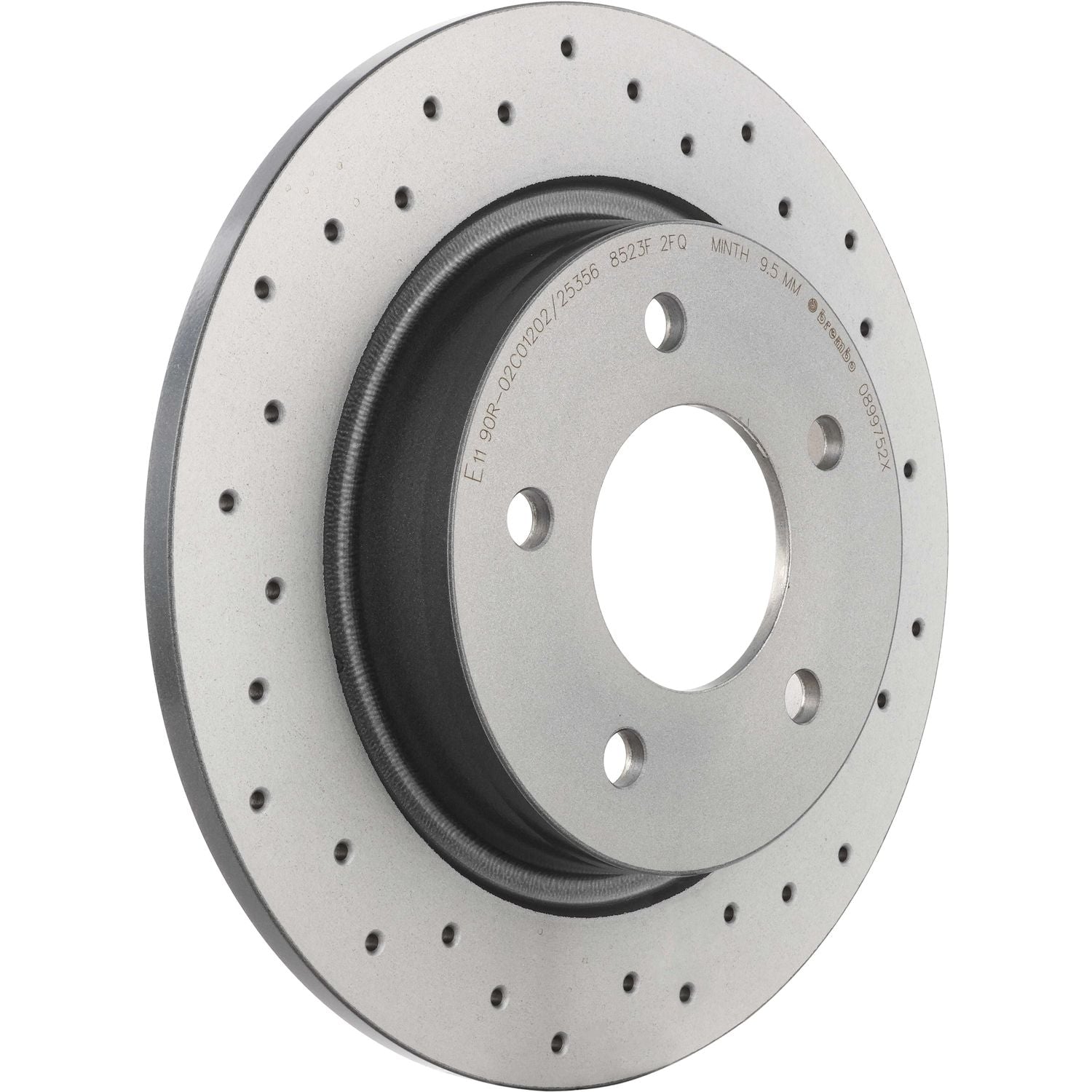 XTRA Drilled Rear Disc Brake Rotor - 08.9975.2X_01